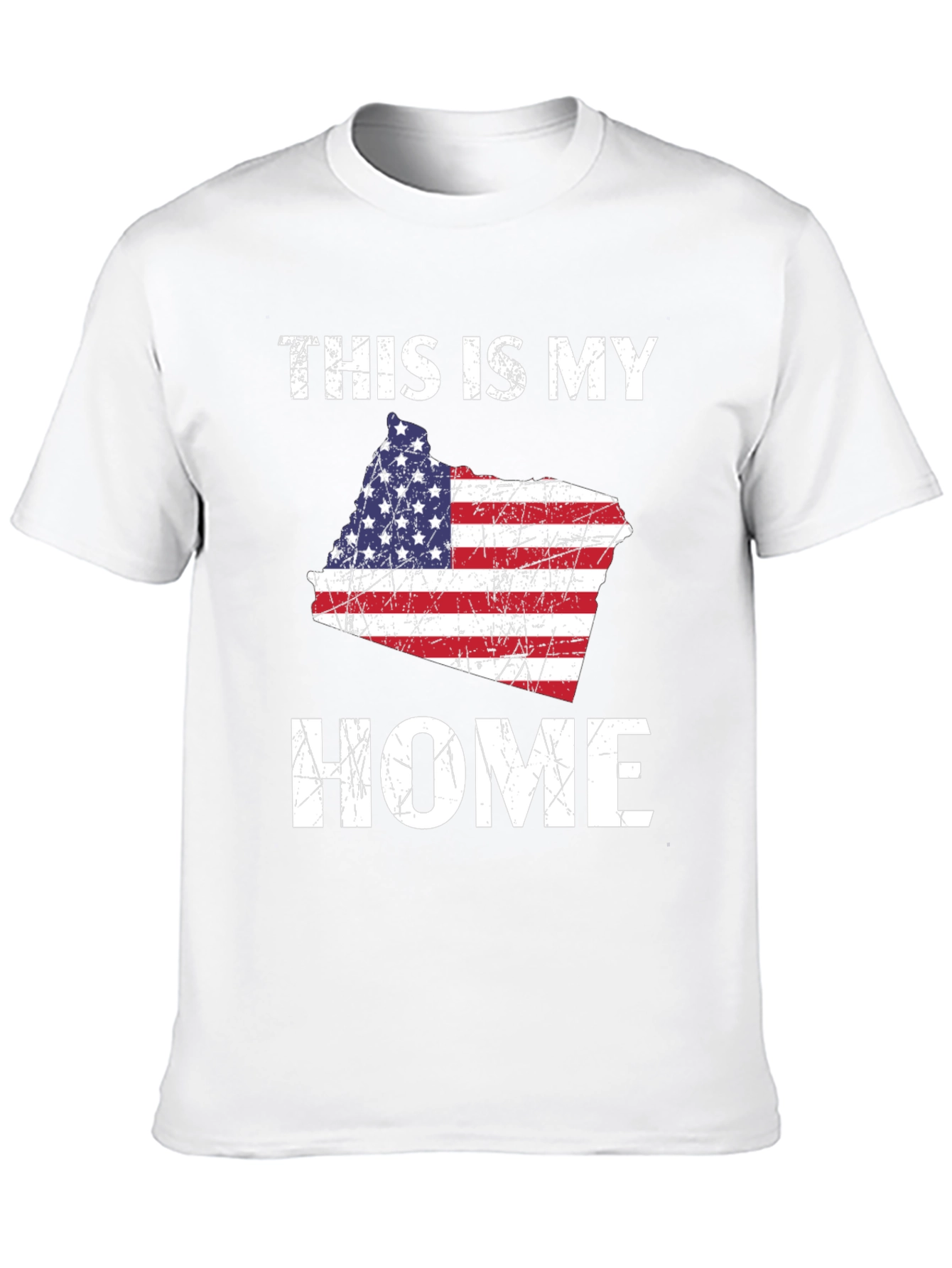 This Is My Home American Flag T-Shirt