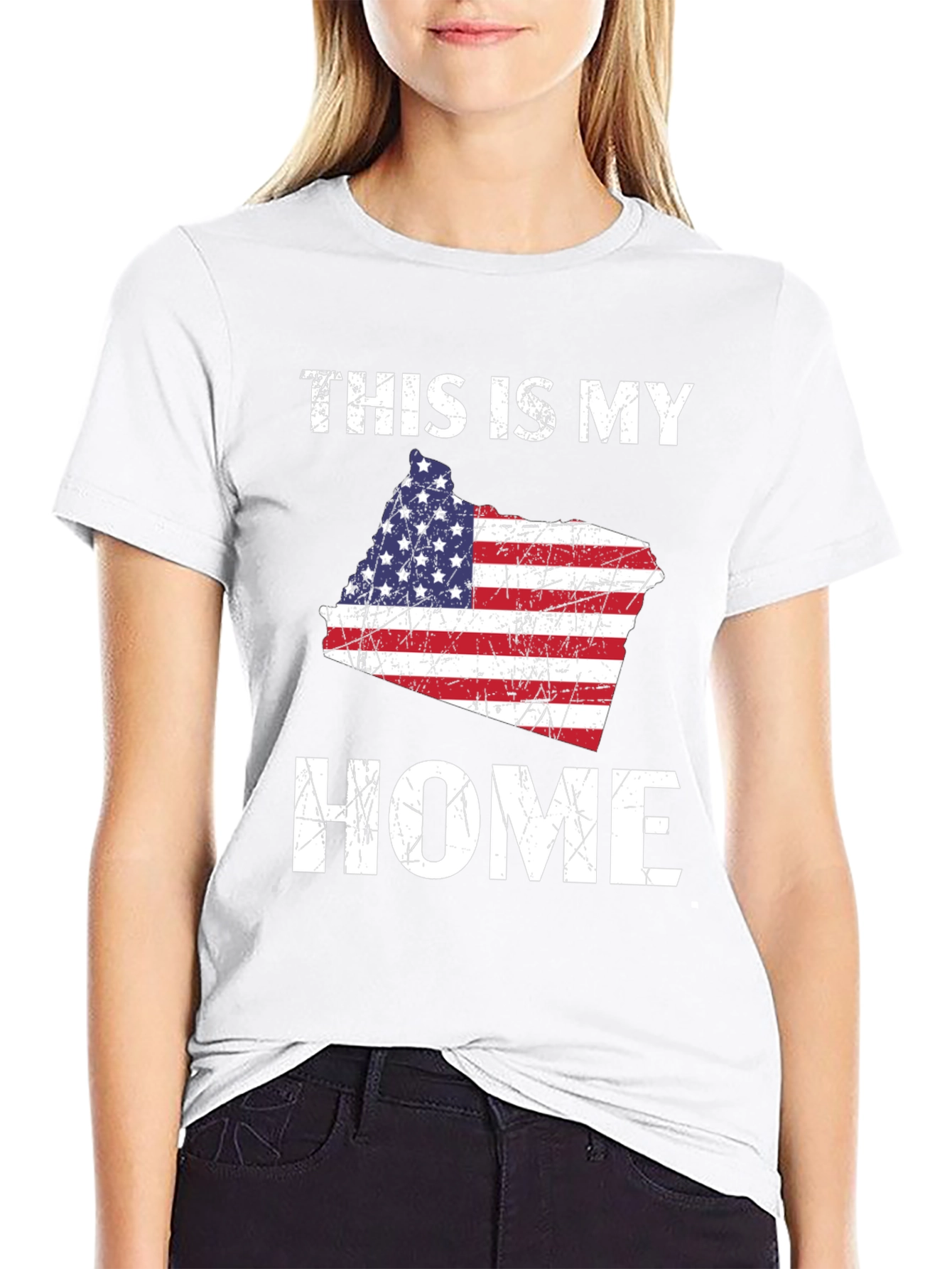 This Is My Home American Flag T-Shirt