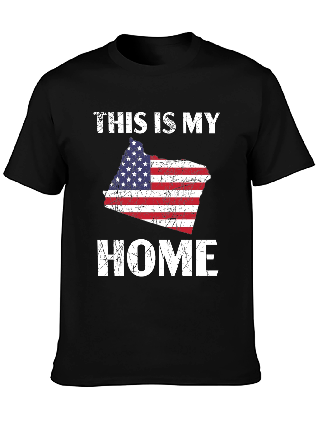 This Is My Home American Flag T-Shirt