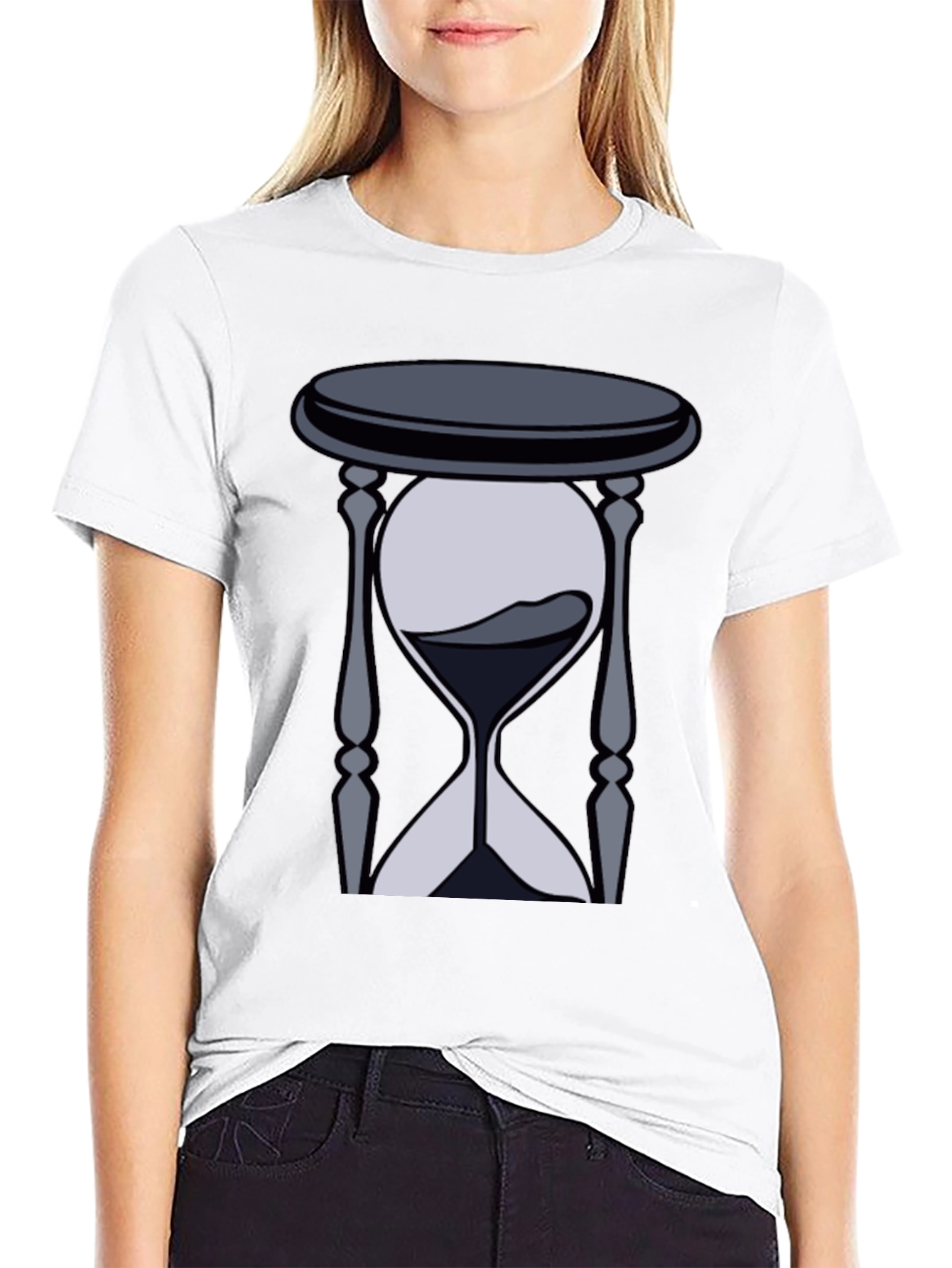 Hourglass Graphic Tee - Timeless Style