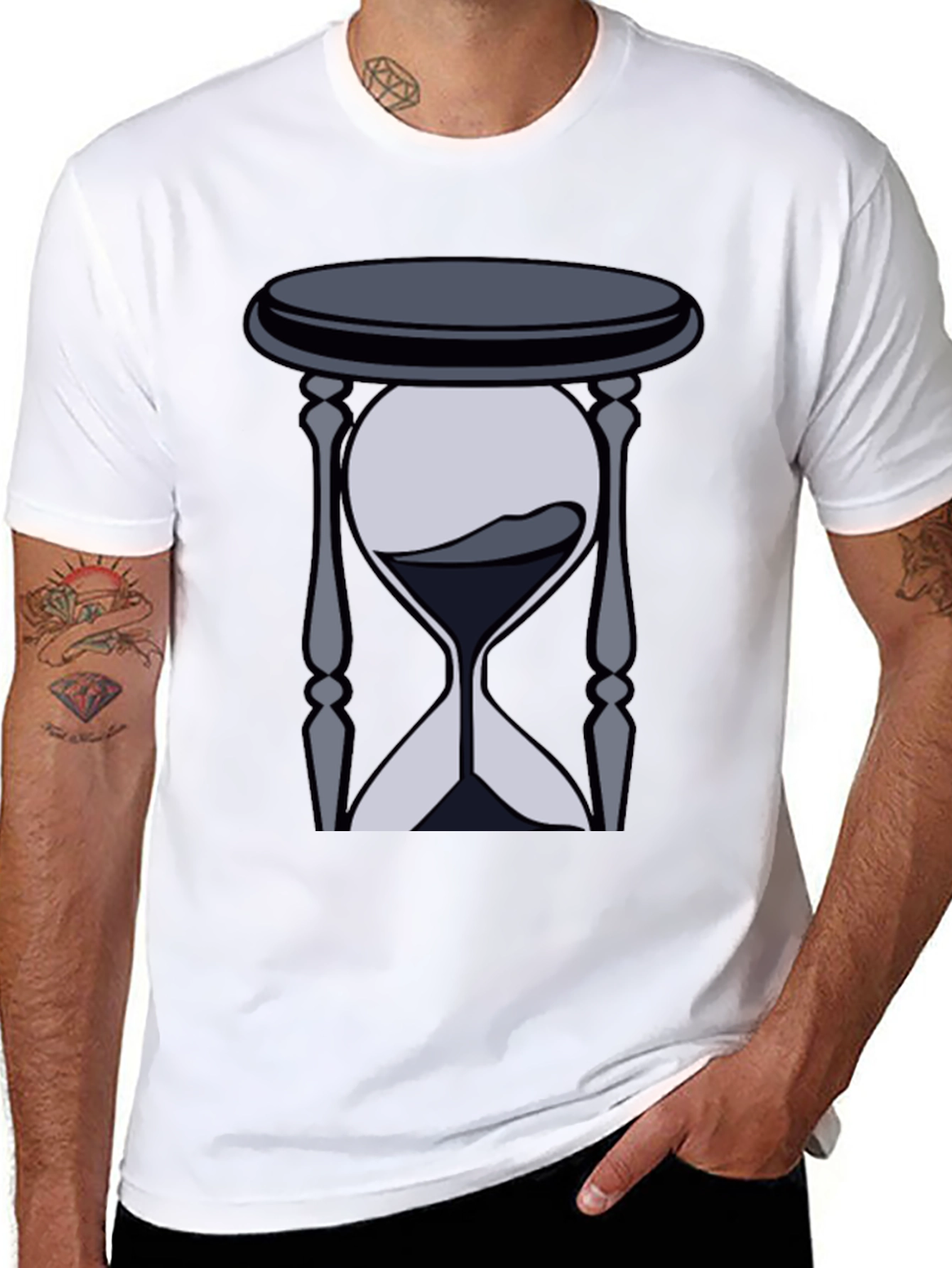 Hourglass Graphic Tee - Timeless Style