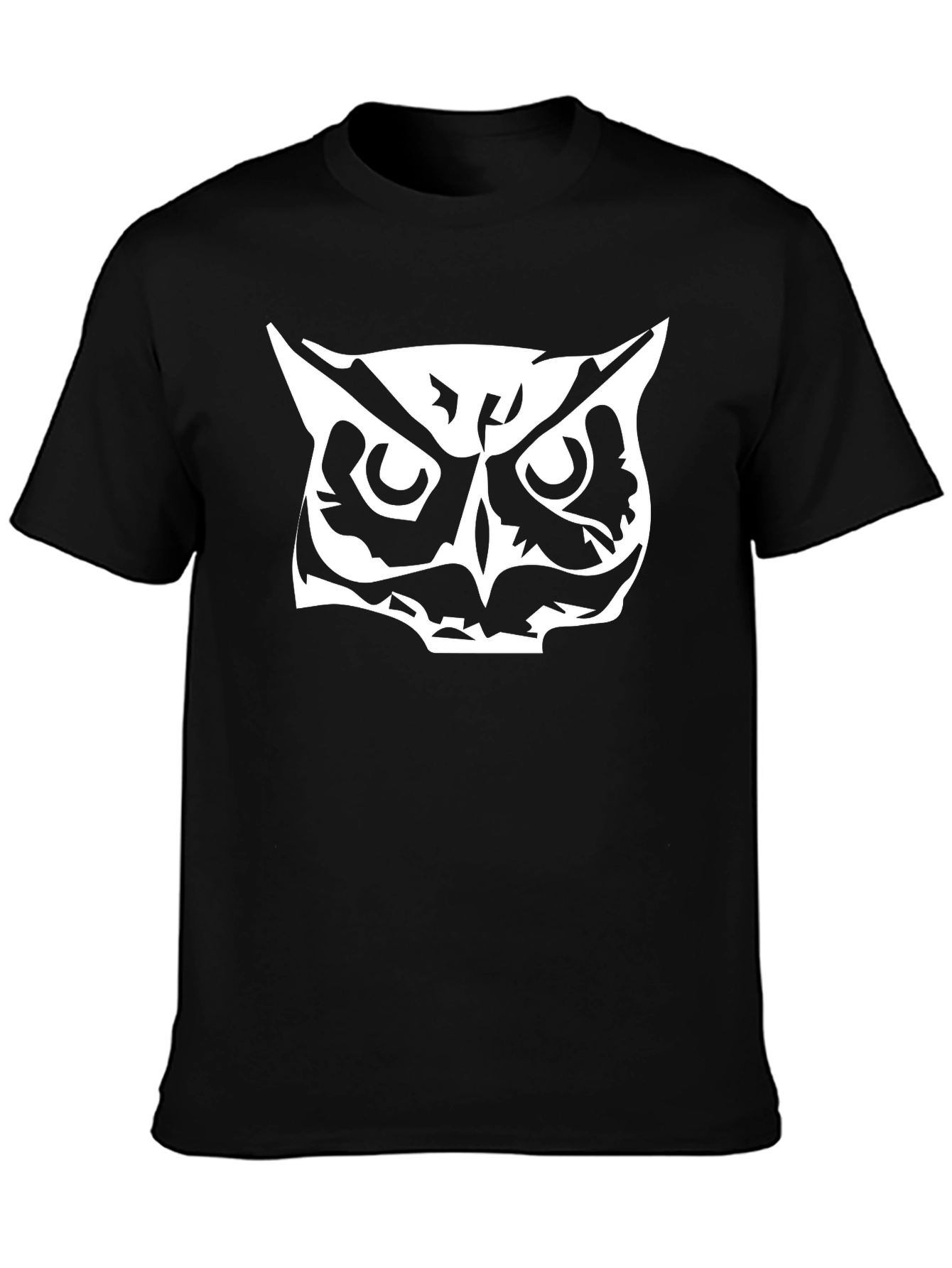 Owl Graphic Black T-Shirt - Mens Fashion Tee