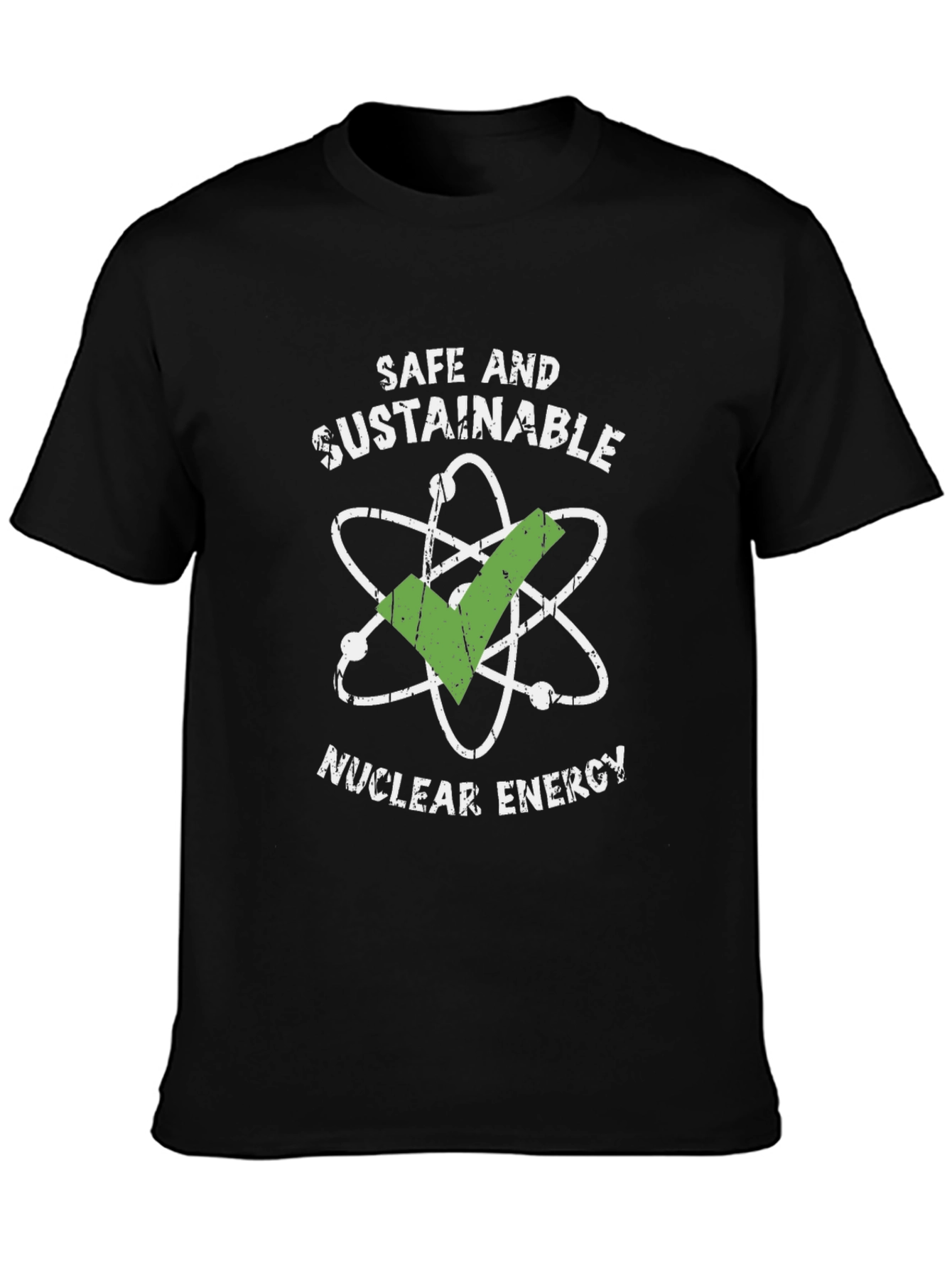 Safe & Sustainable Nuclear Energy Graphic T-Shirt