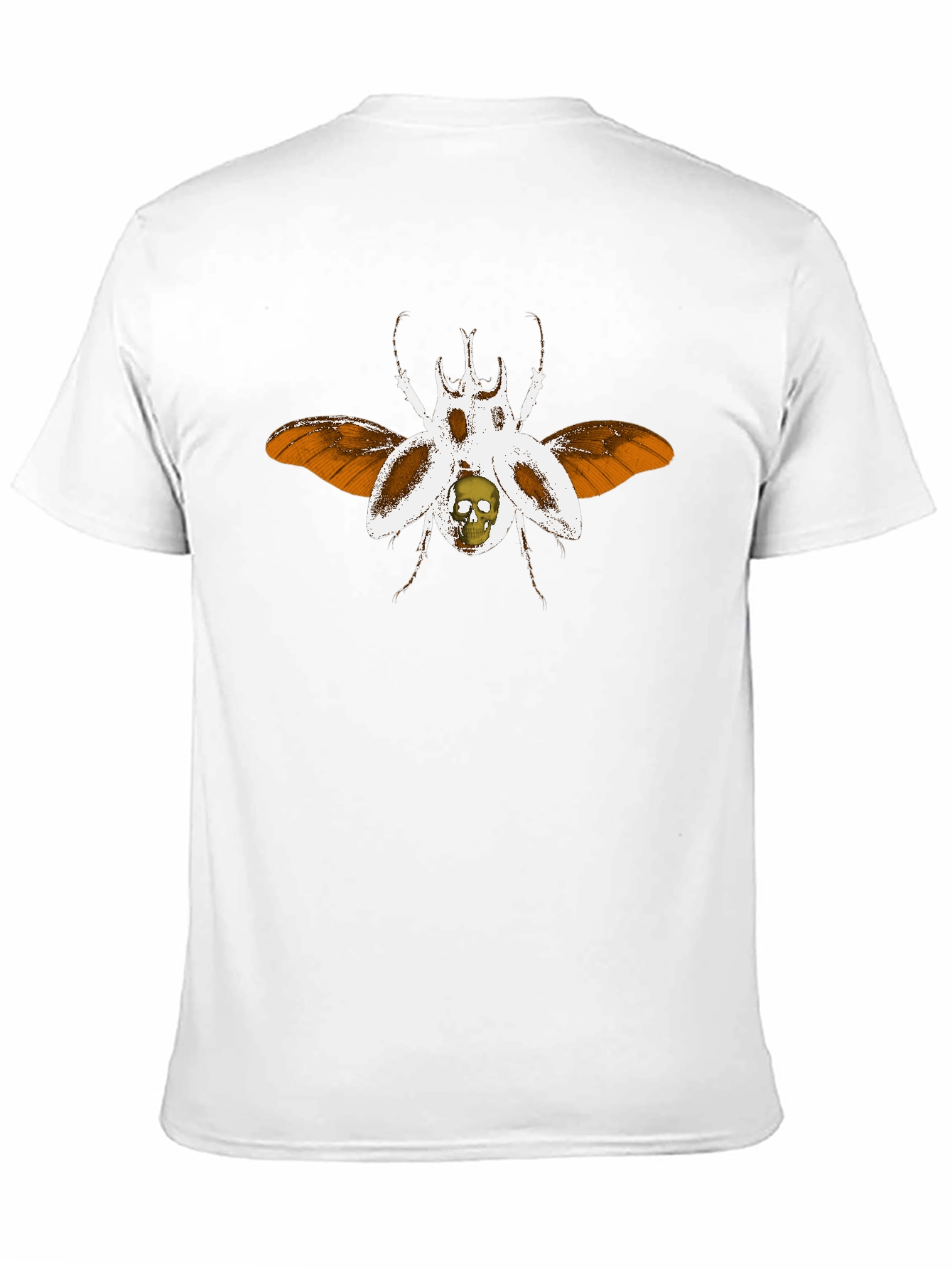 Skull Beetle Graphic T-Shirt