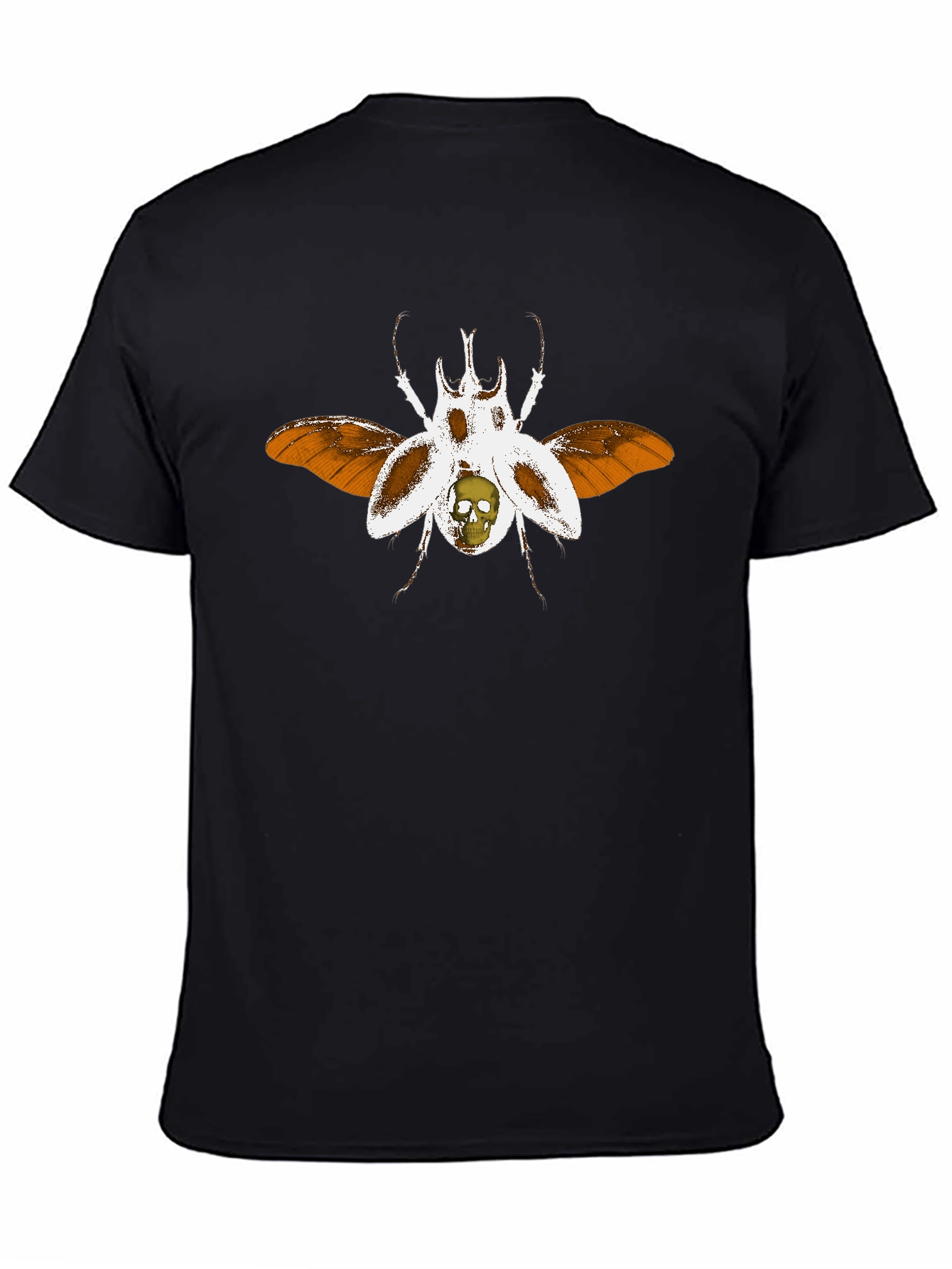Skull Beetle Graphic T-Shirt