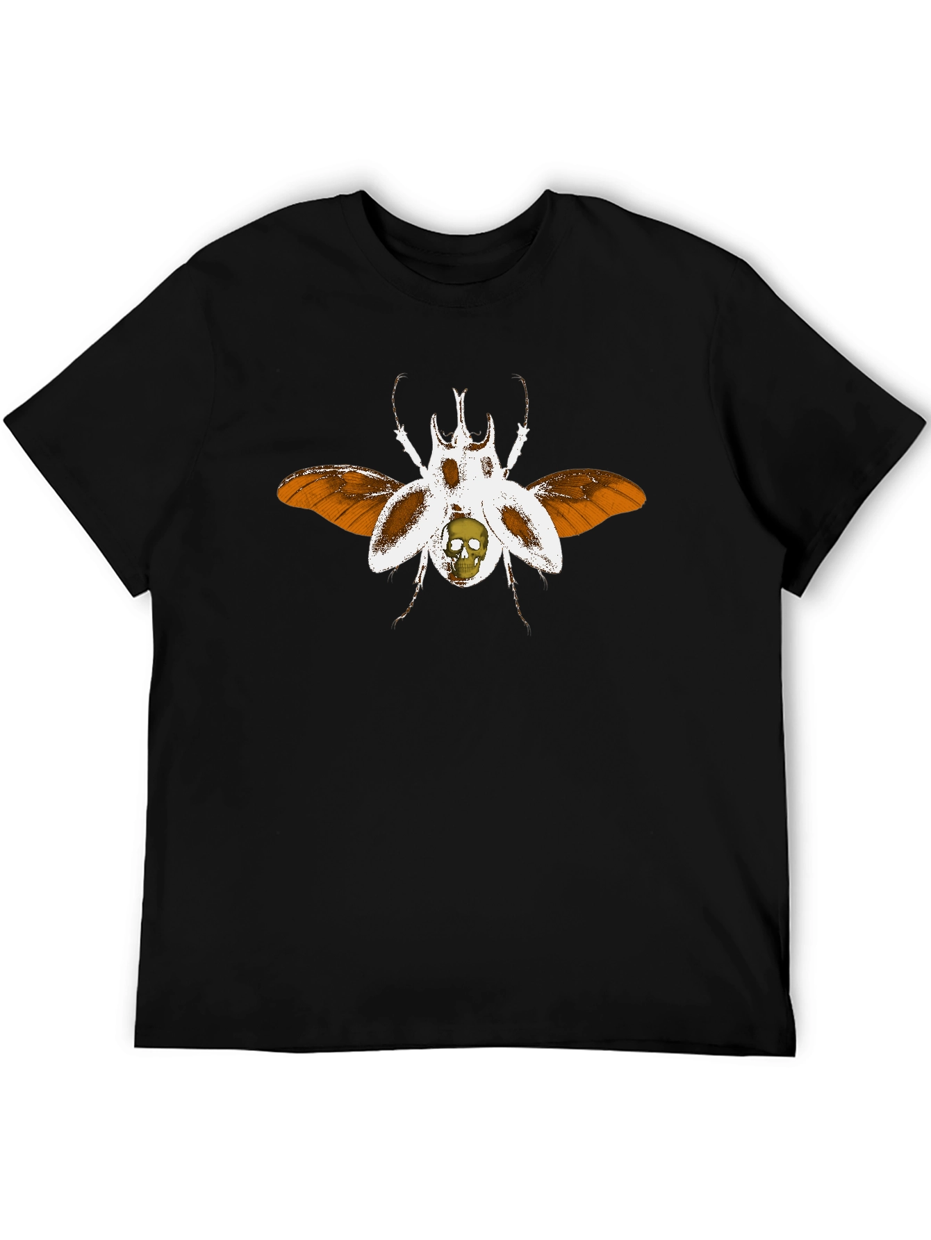 Skull Beetle Graphic T-Shirt