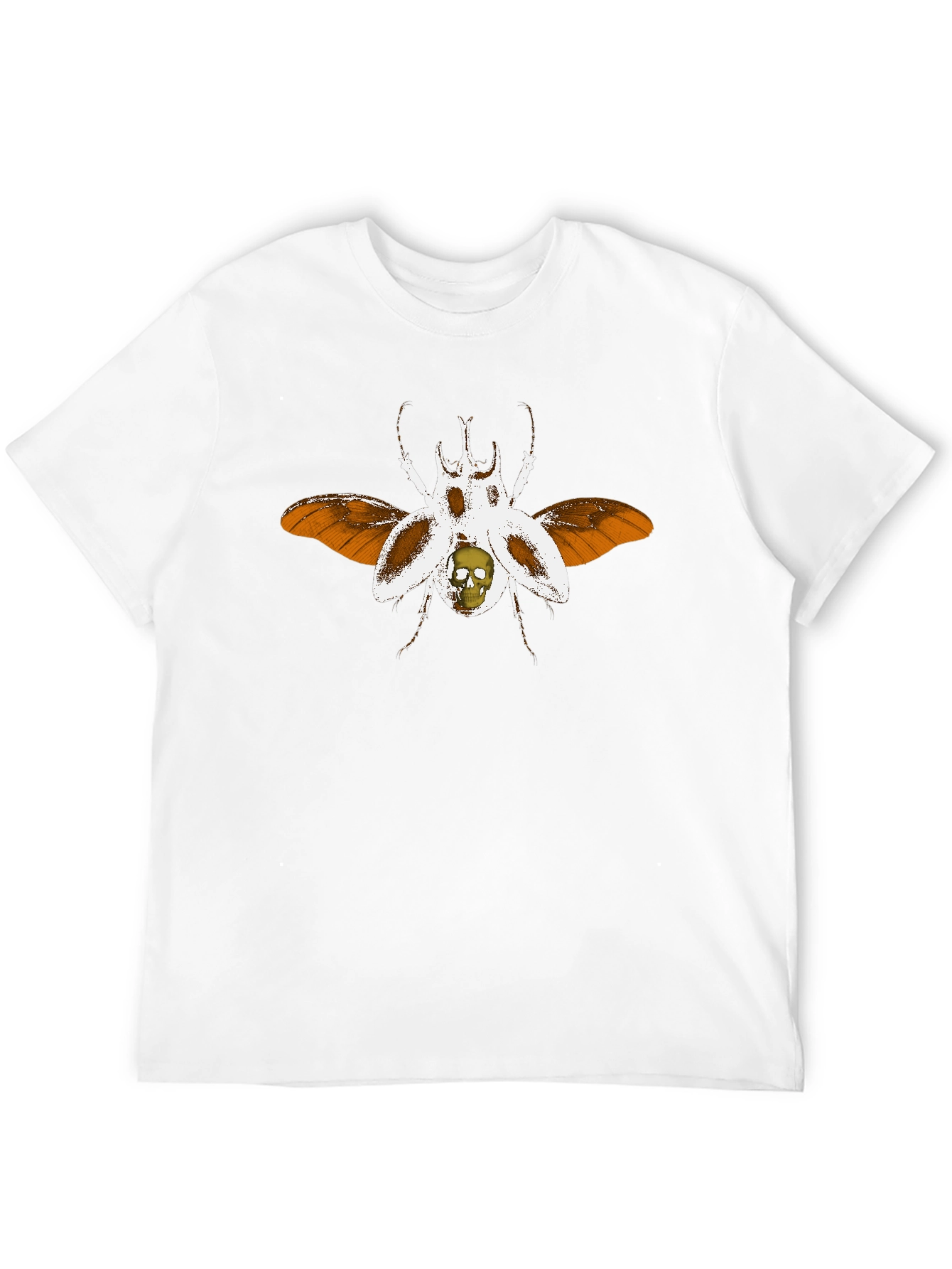 Skull Beetle Graphic T-Shirt