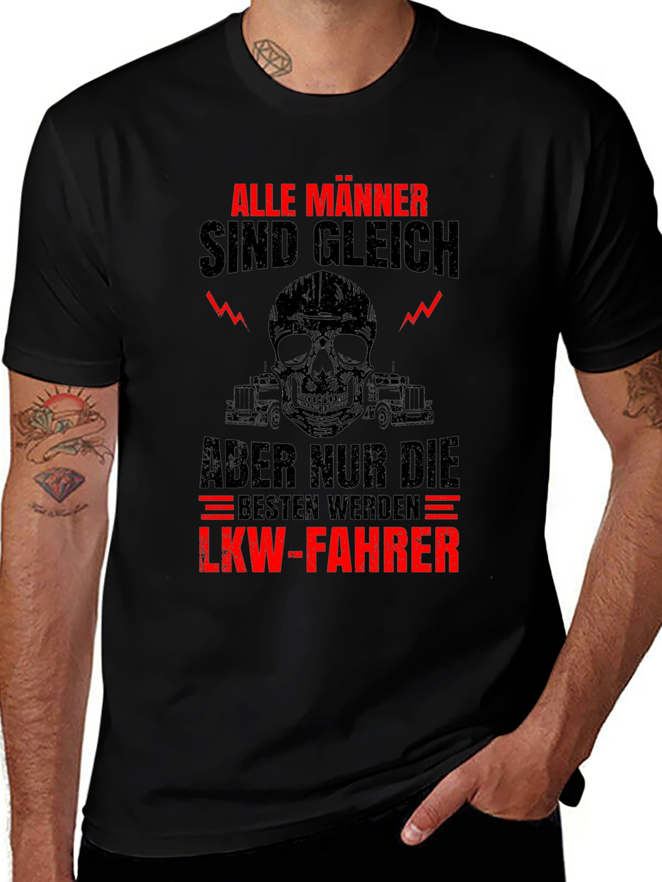 Funny Trucker T-Shirt - Alle Manner Sind Gleich