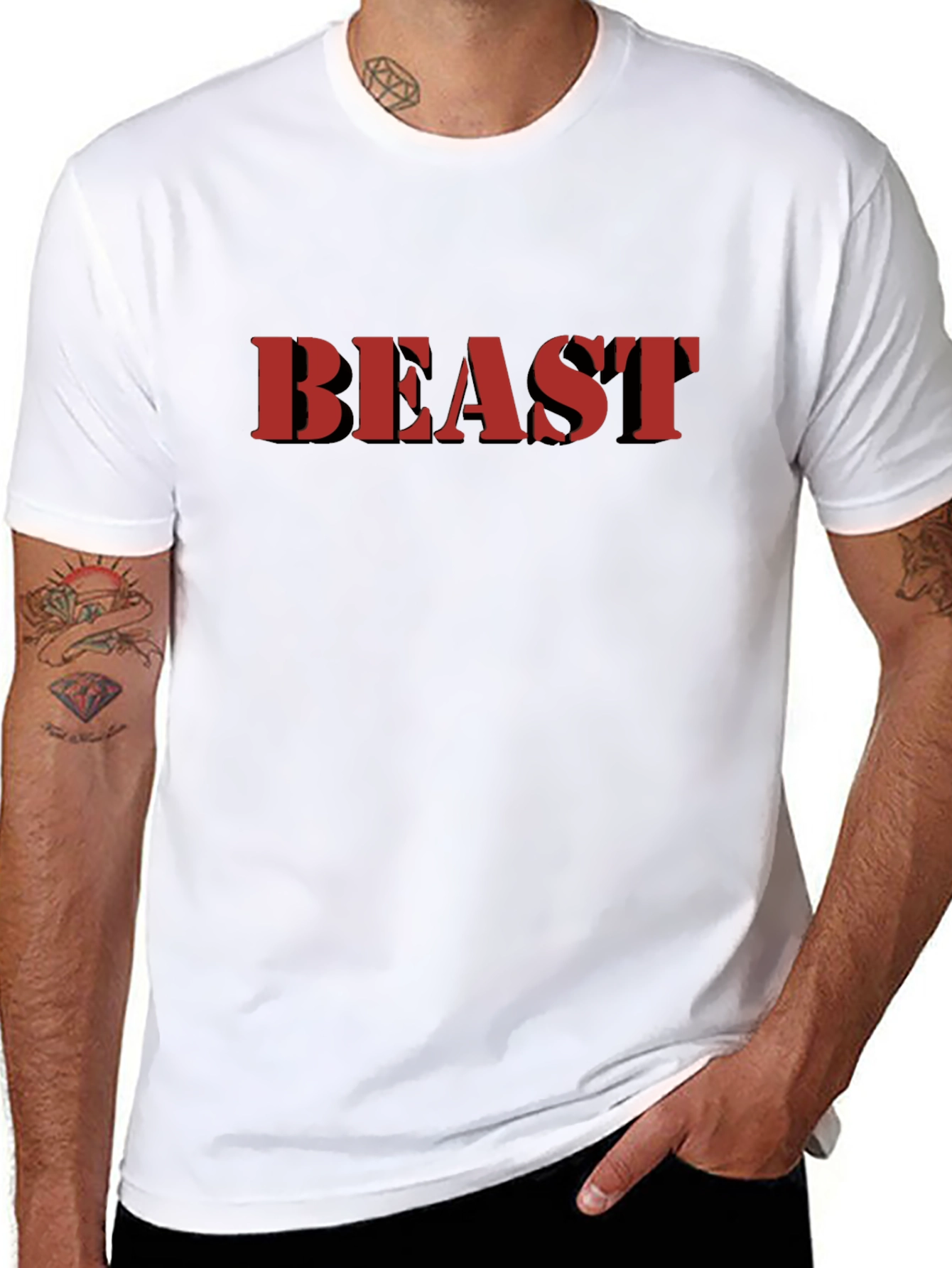 BEAST Graphic Tee - Bold Statement T-Shirt