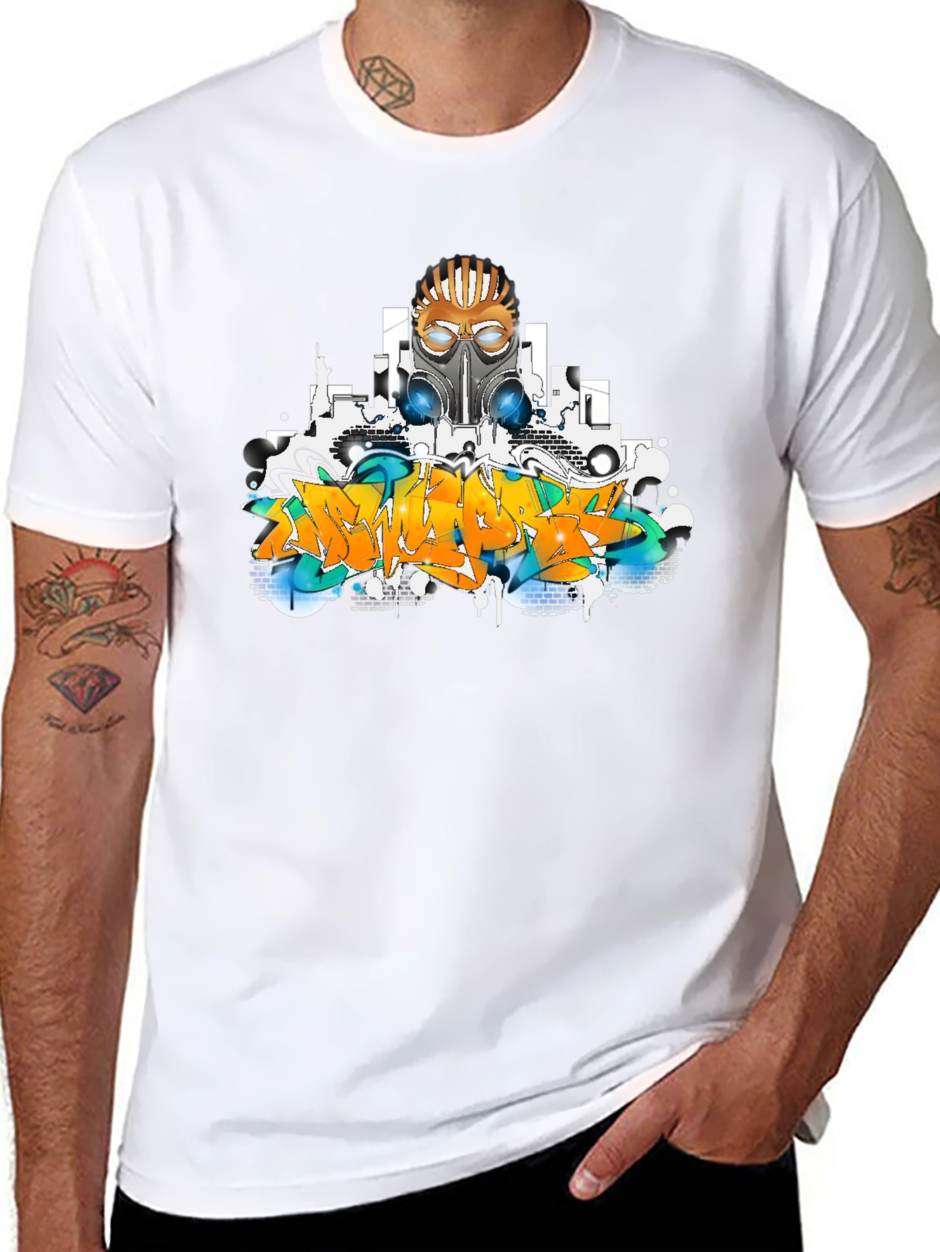 Urban Graffiti T-Shirt: Bold & Edgy Streetwear