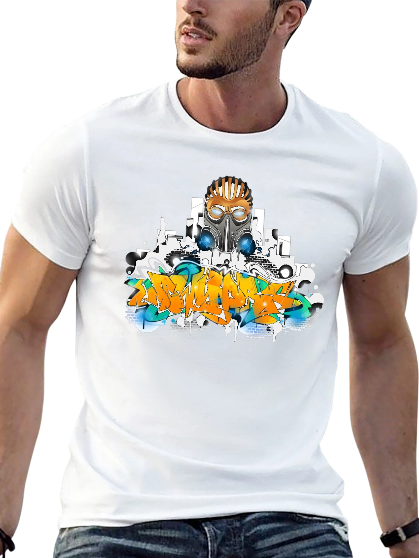 Urban Graffiti T-Shirt: Bold & Edgy Streetwear