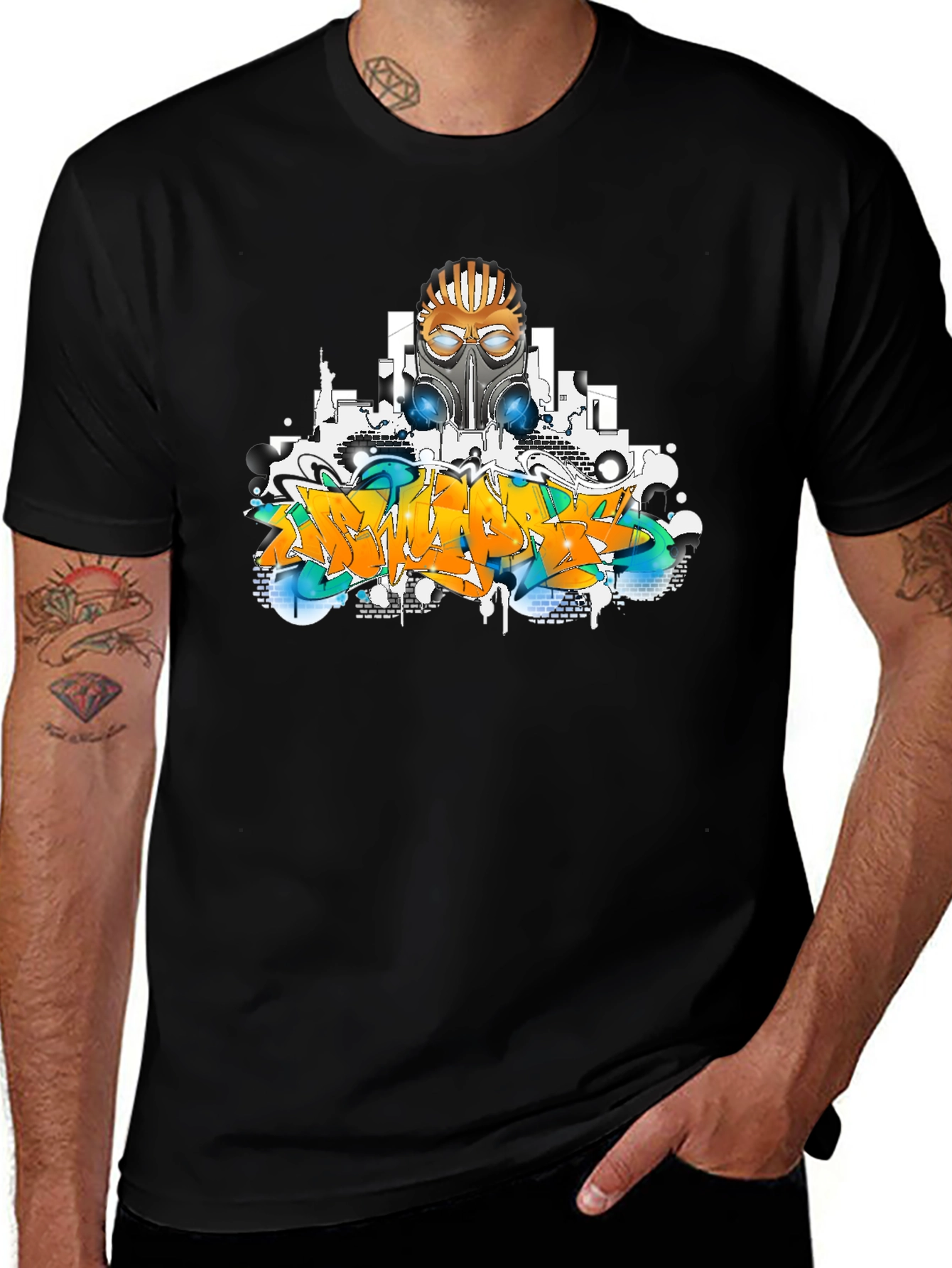 Urban Graffiti T-Shirt: Bold & Edgy Streetwear