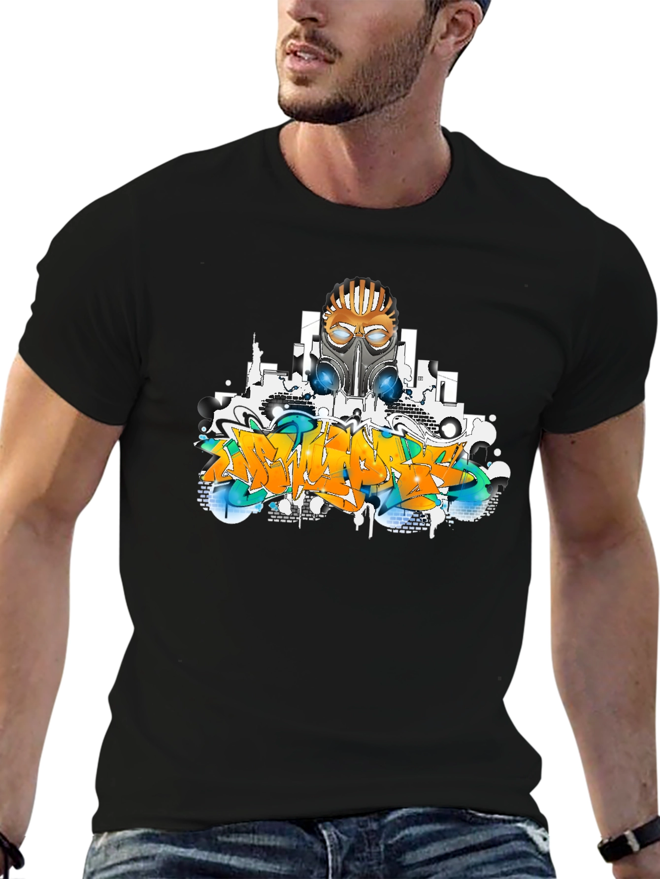 Urban Graffiti T-Shirt: Bold & Edgy Streetwear