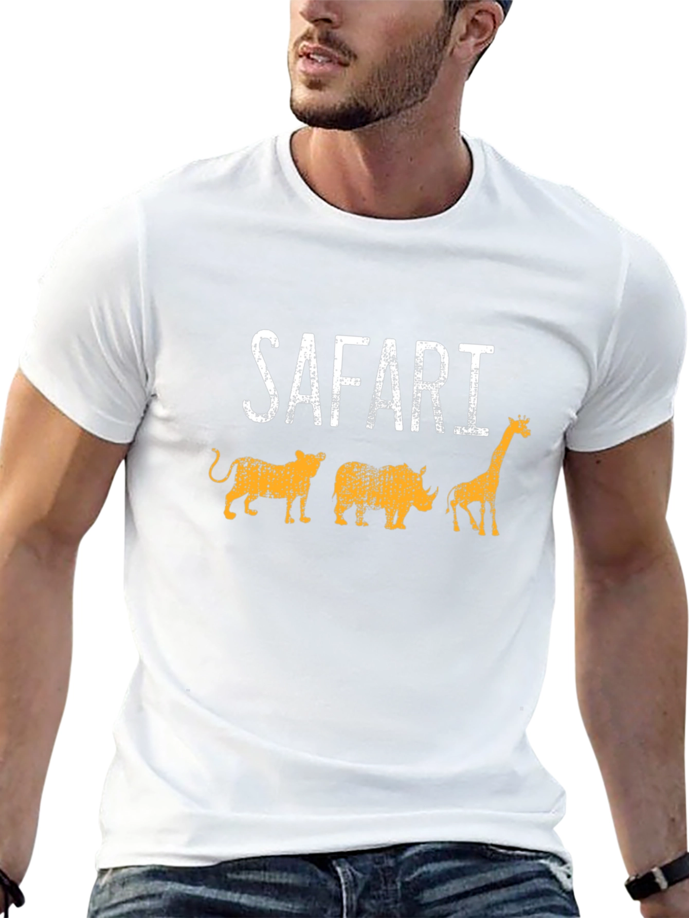 Safari Animals Graphic T-Shirt
