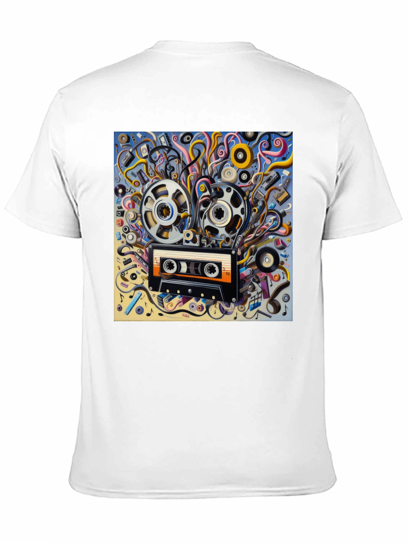 Retro Music Cassette T-Shirt