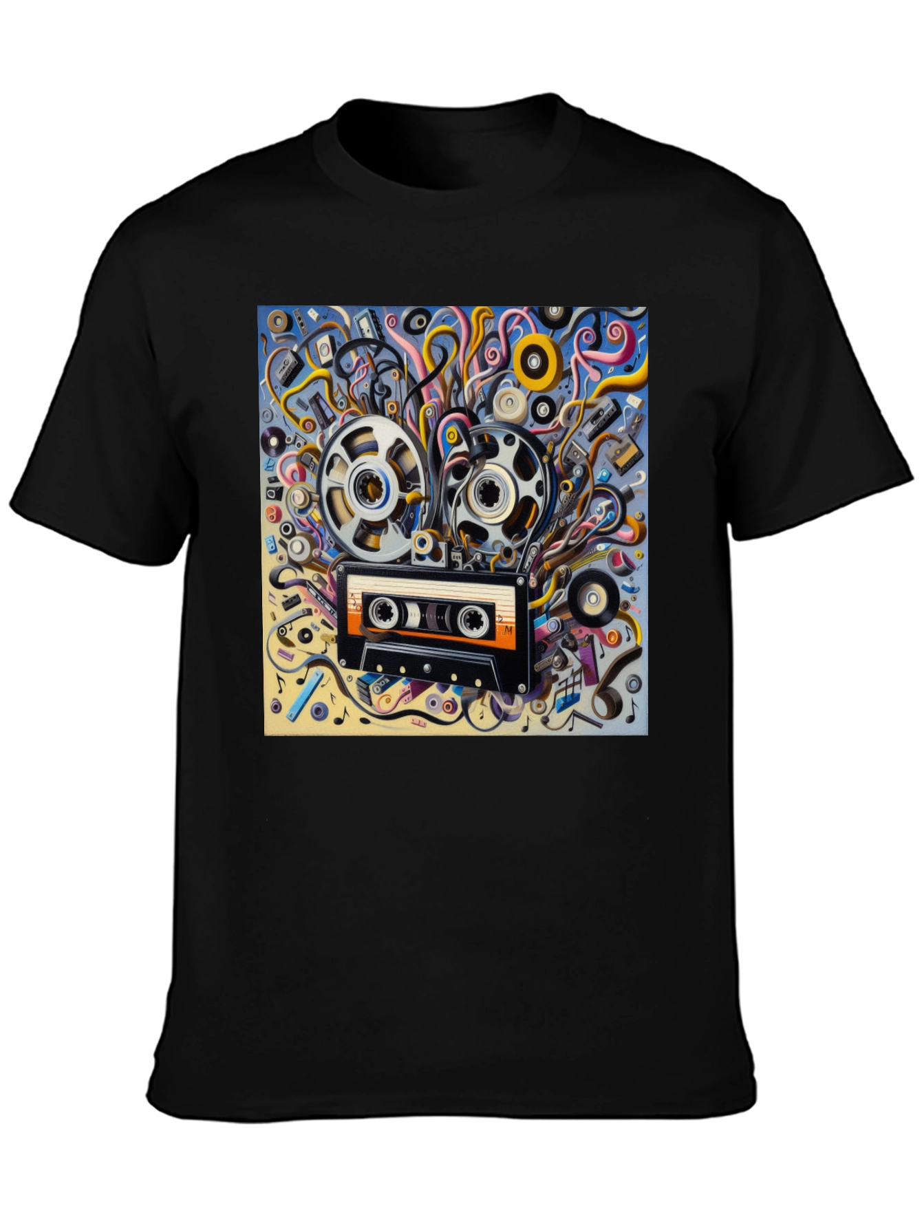 Retro Music Cassette T-Shirt