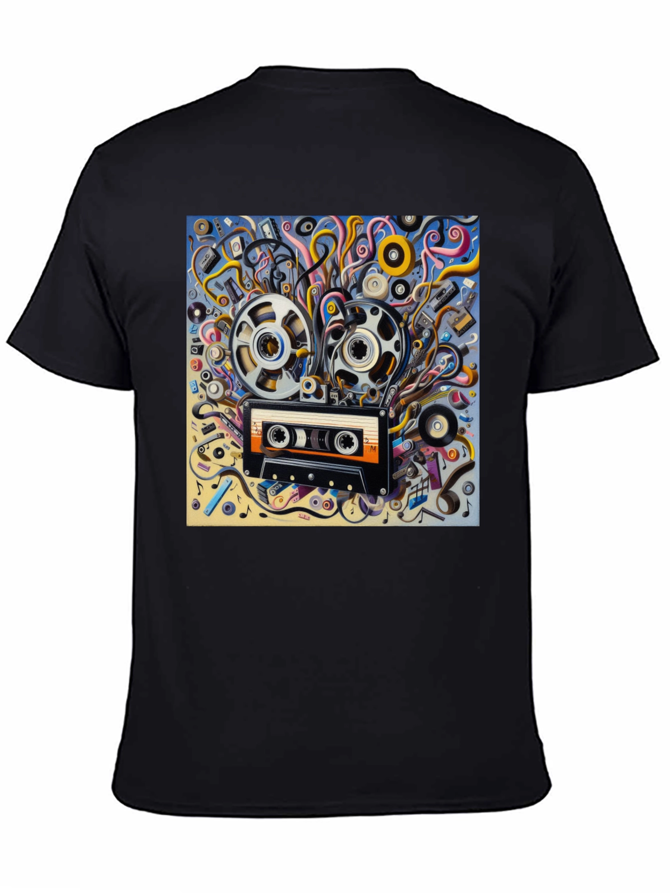 Retro Music Cassette T-Shirt