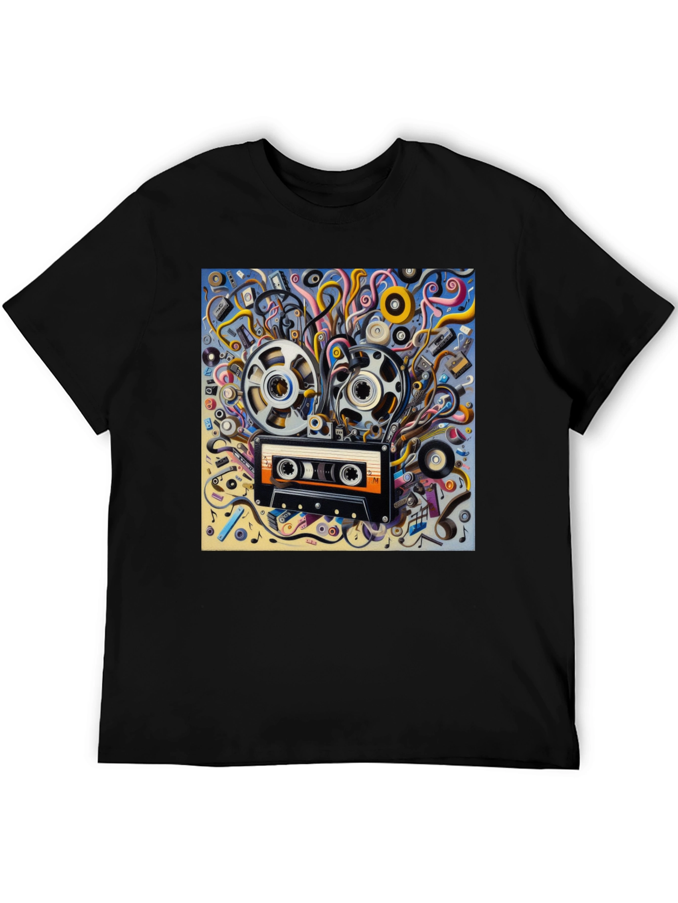 Retro Music Cassette T-Shirt