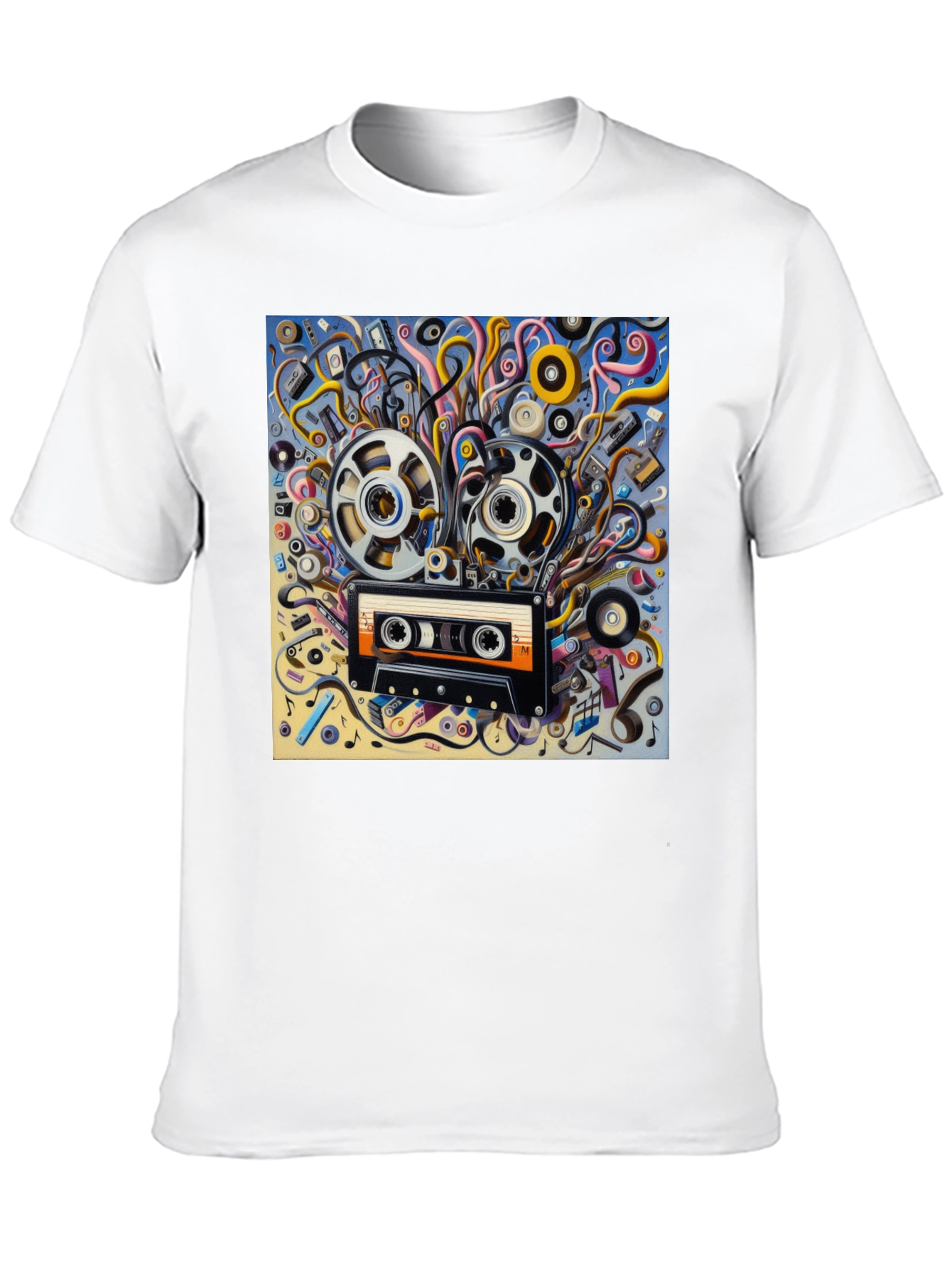 Retro Music Cassette T-Shirt
