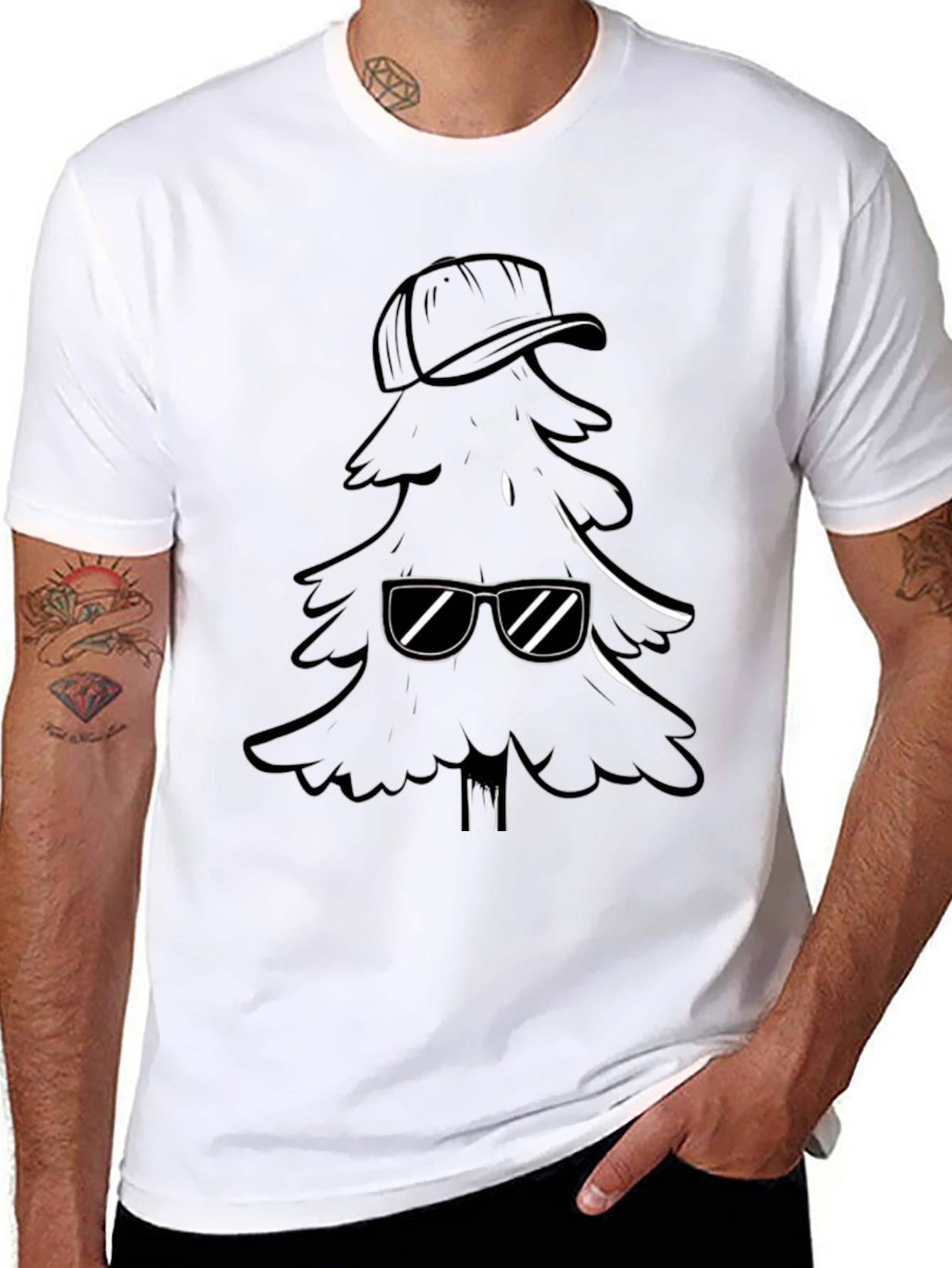 Cool Christmas Tree T-Shirt