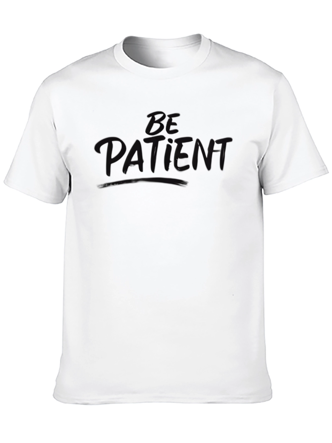 Be Patient Black Graphic Tee