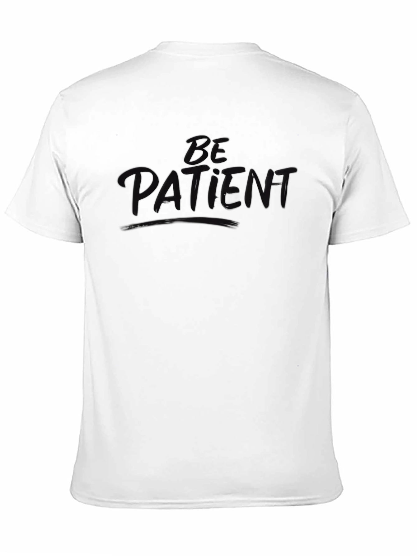 Be Patient Black Graphic Tee