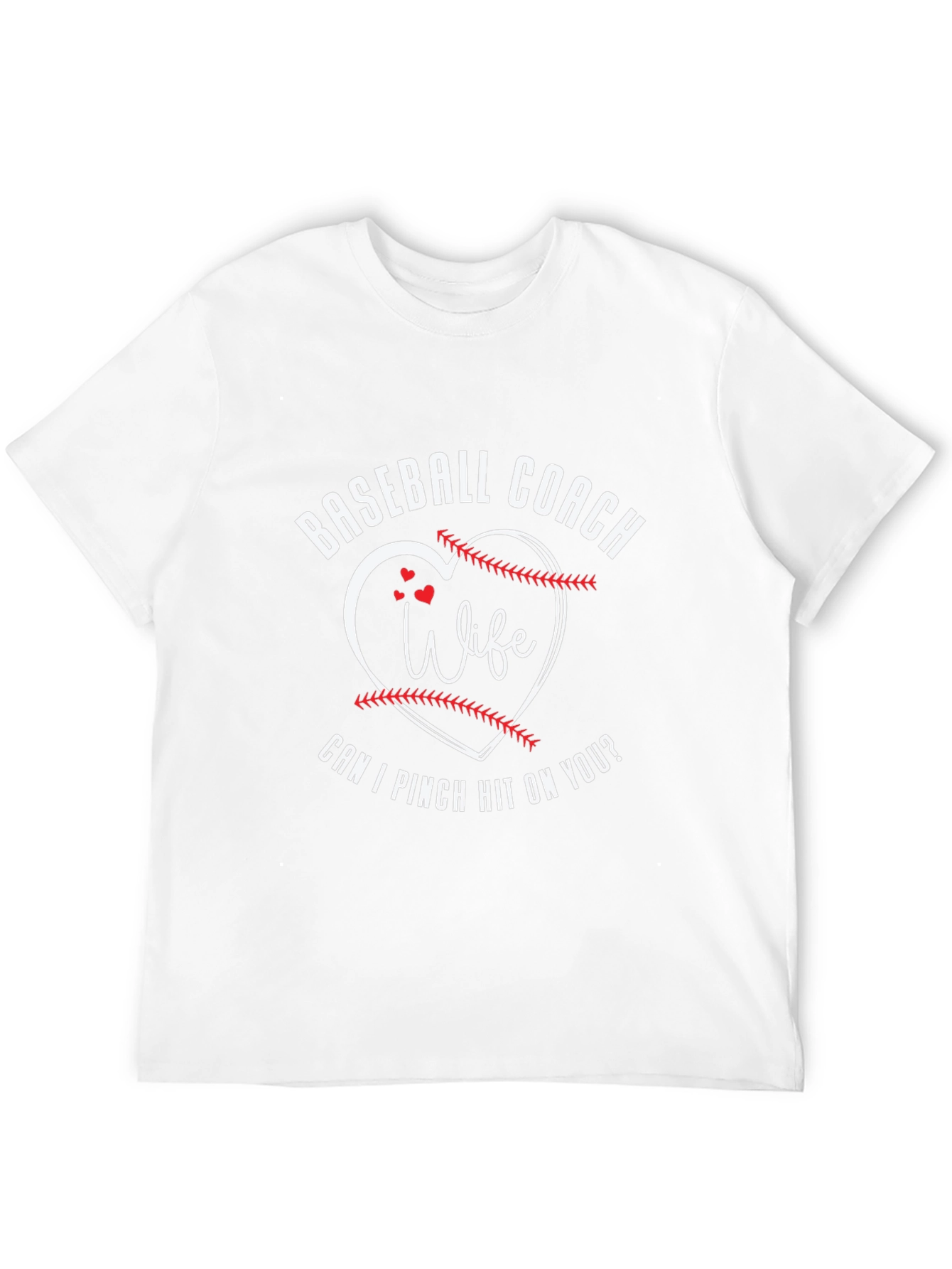 Baseball Coach Wife Graphic T-Shirt