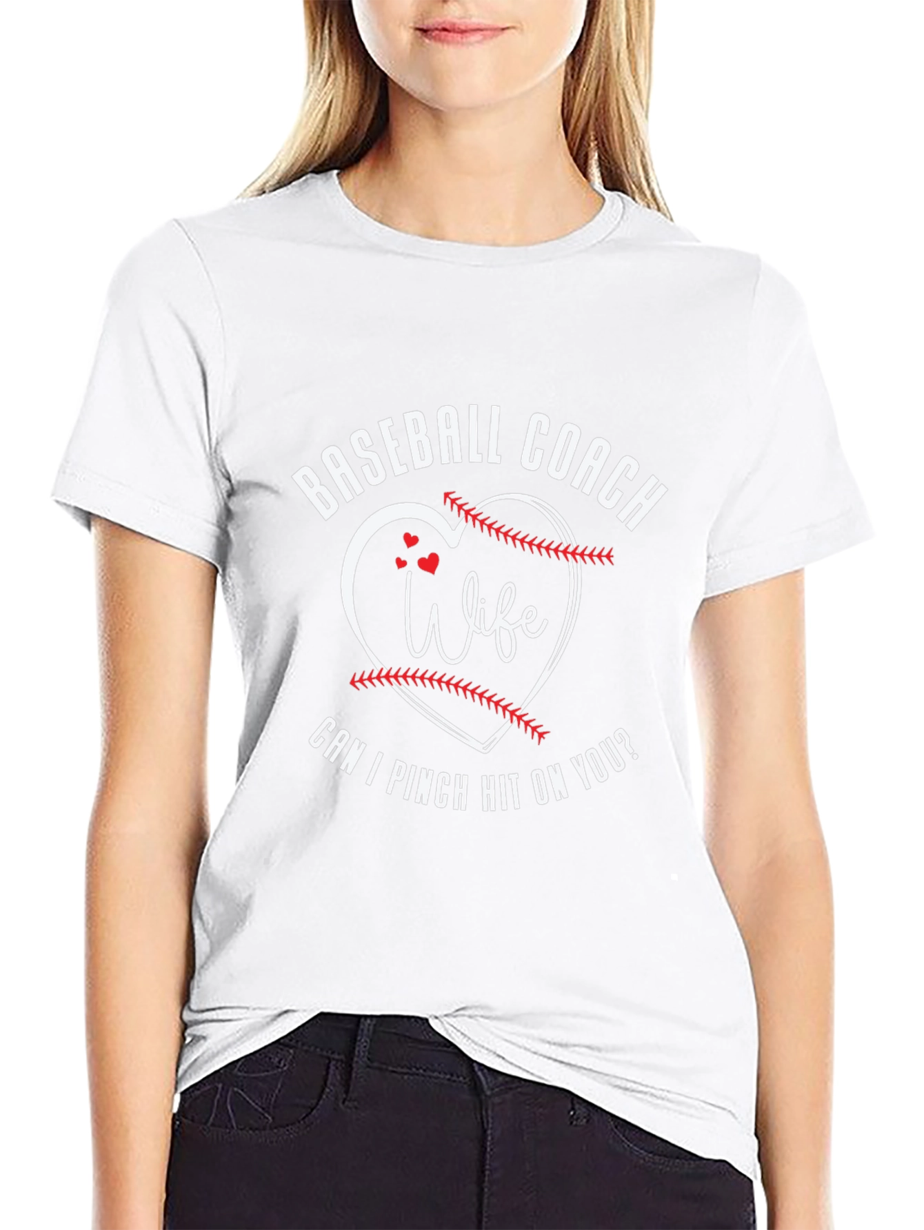 Baseball Coach Wife Graphic T-Shirt
