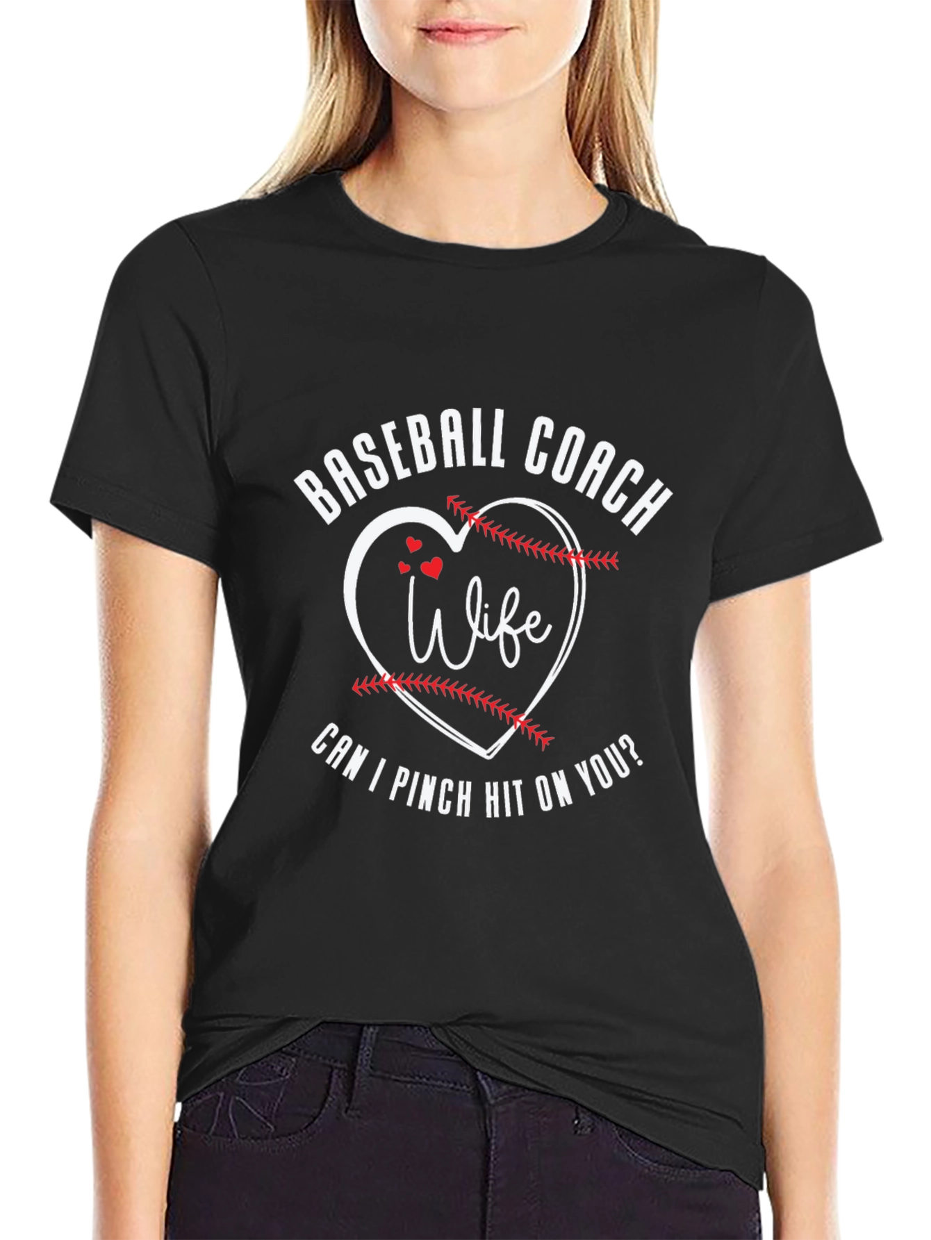 Baseball Coach Wife Graphic T-Shirt