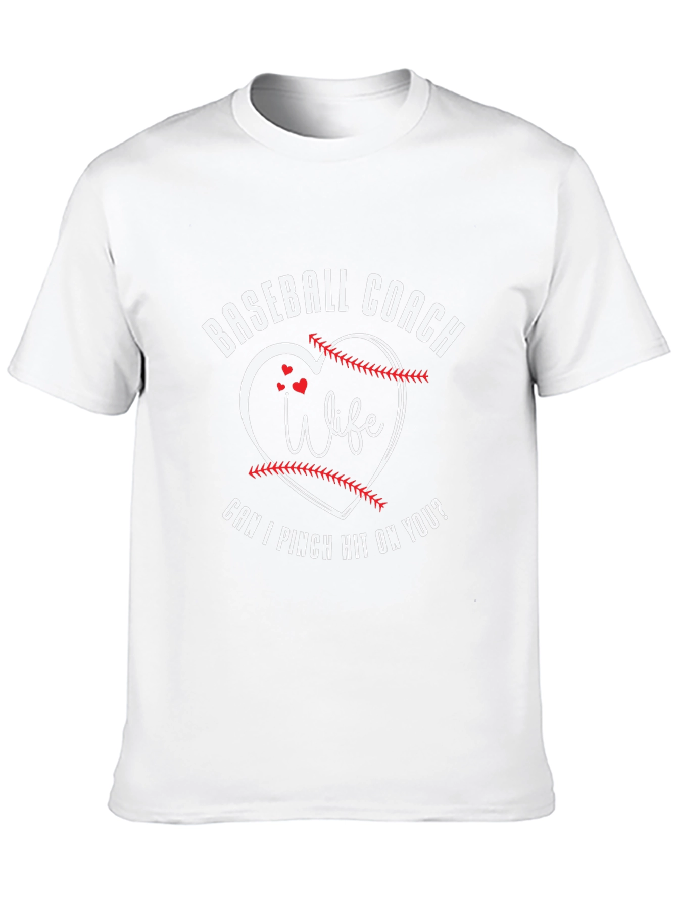 Baseball Coach Wife Graphic T-Shirt