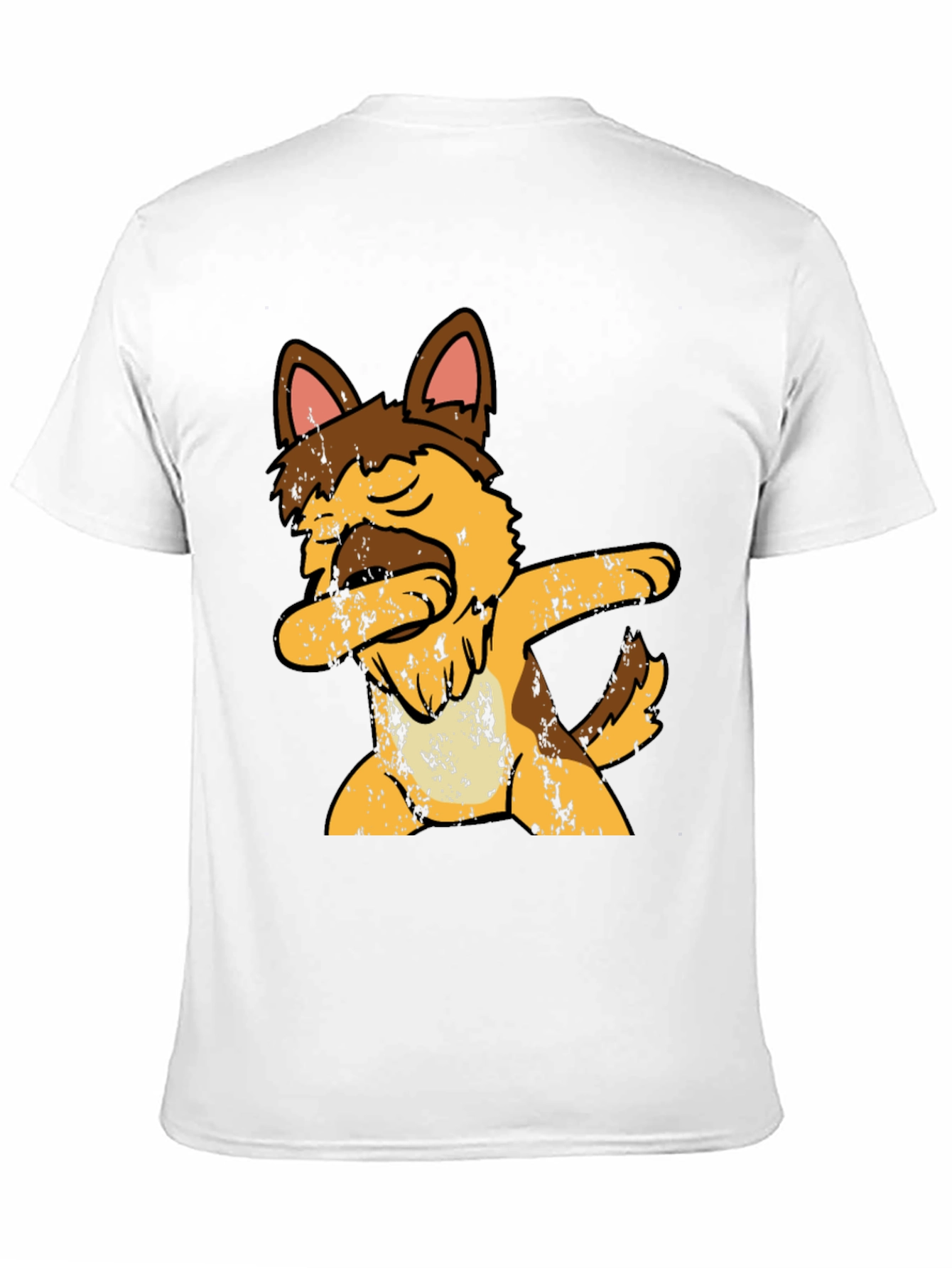 Dabbing Dog Graphic Tee - Mens Black T-Shirt