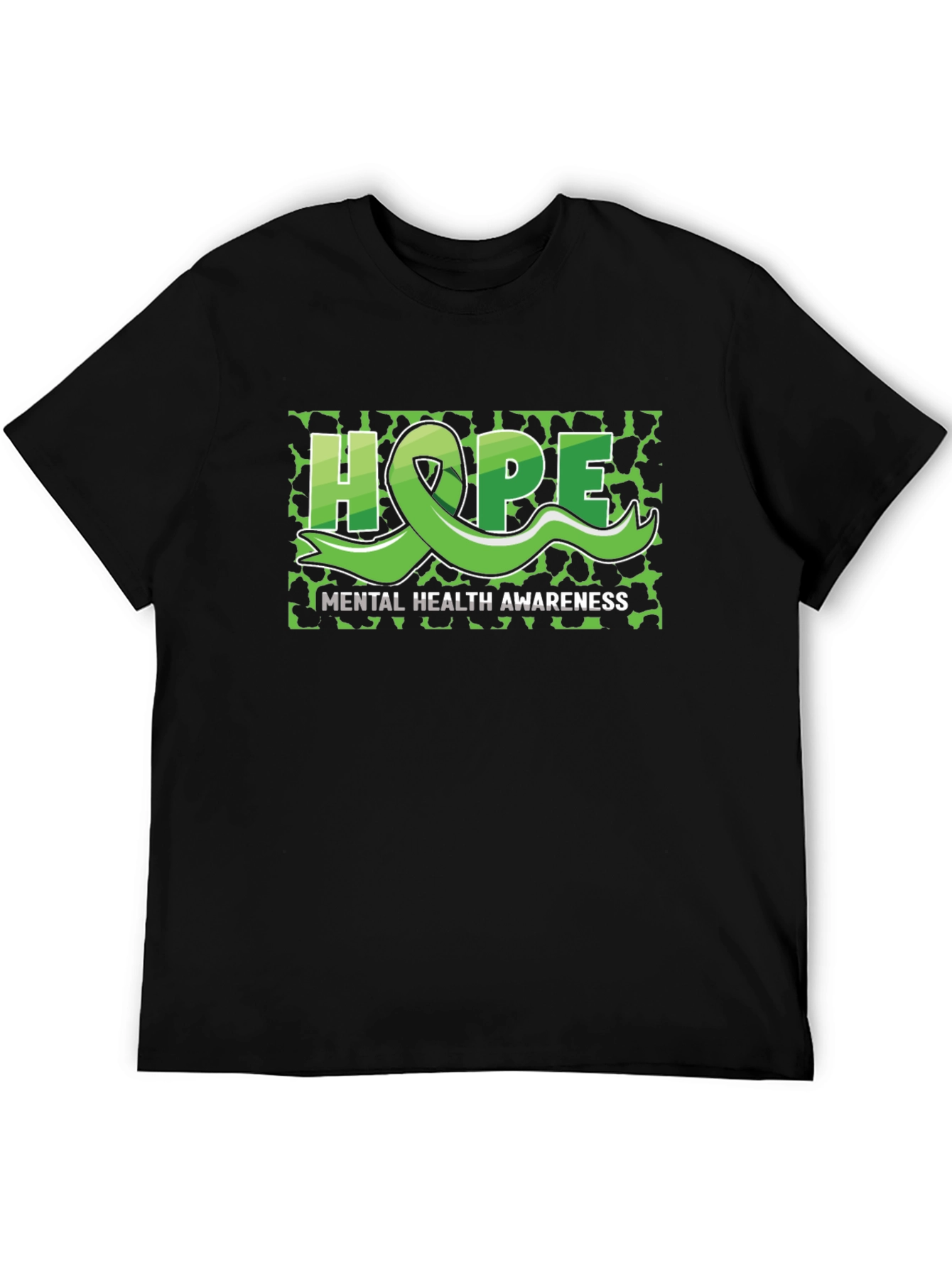 Mental Health Awareness Tee - Hope Ribbon