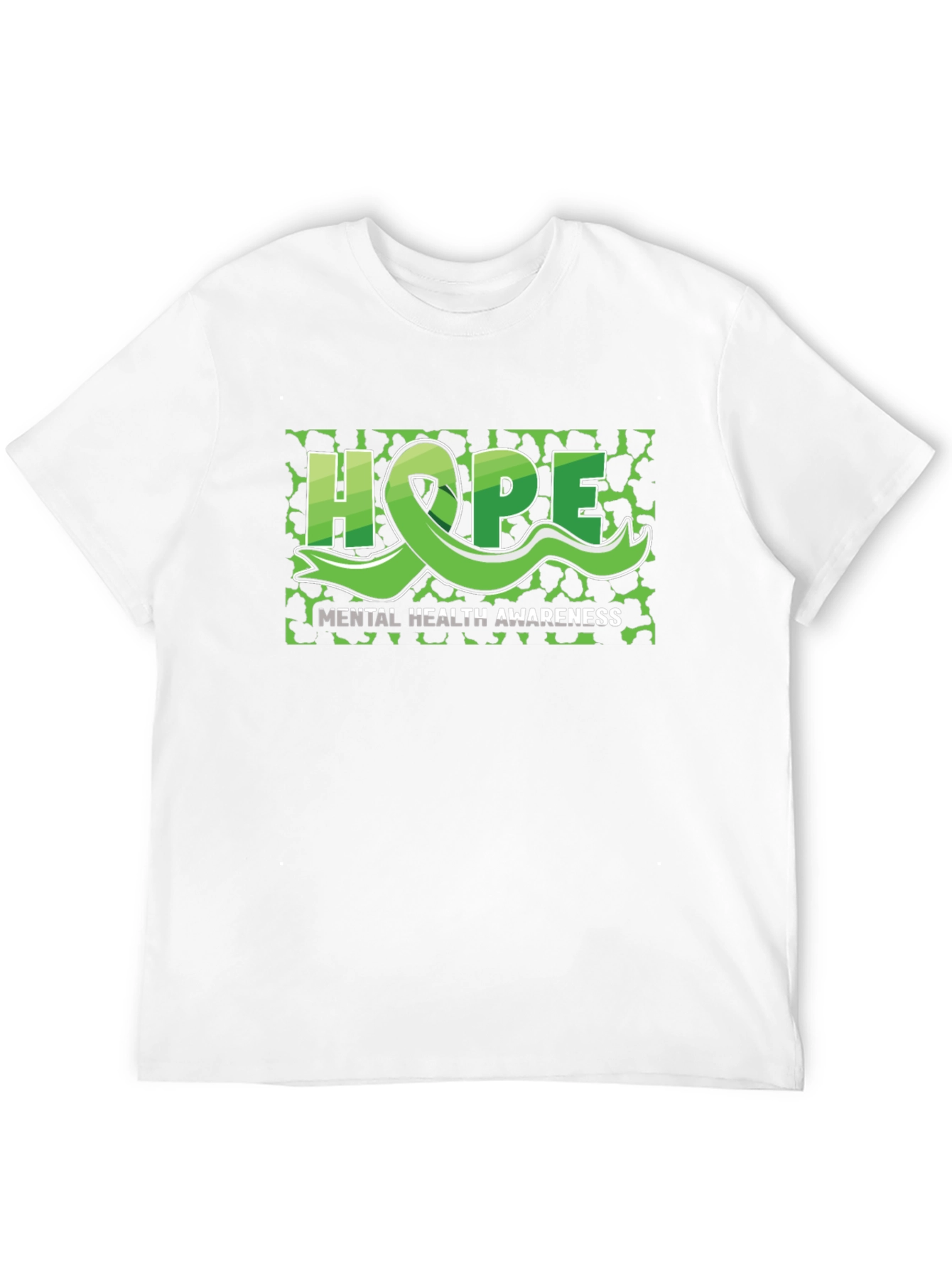 Mental Health Awareness Tee - Hope Ribbon