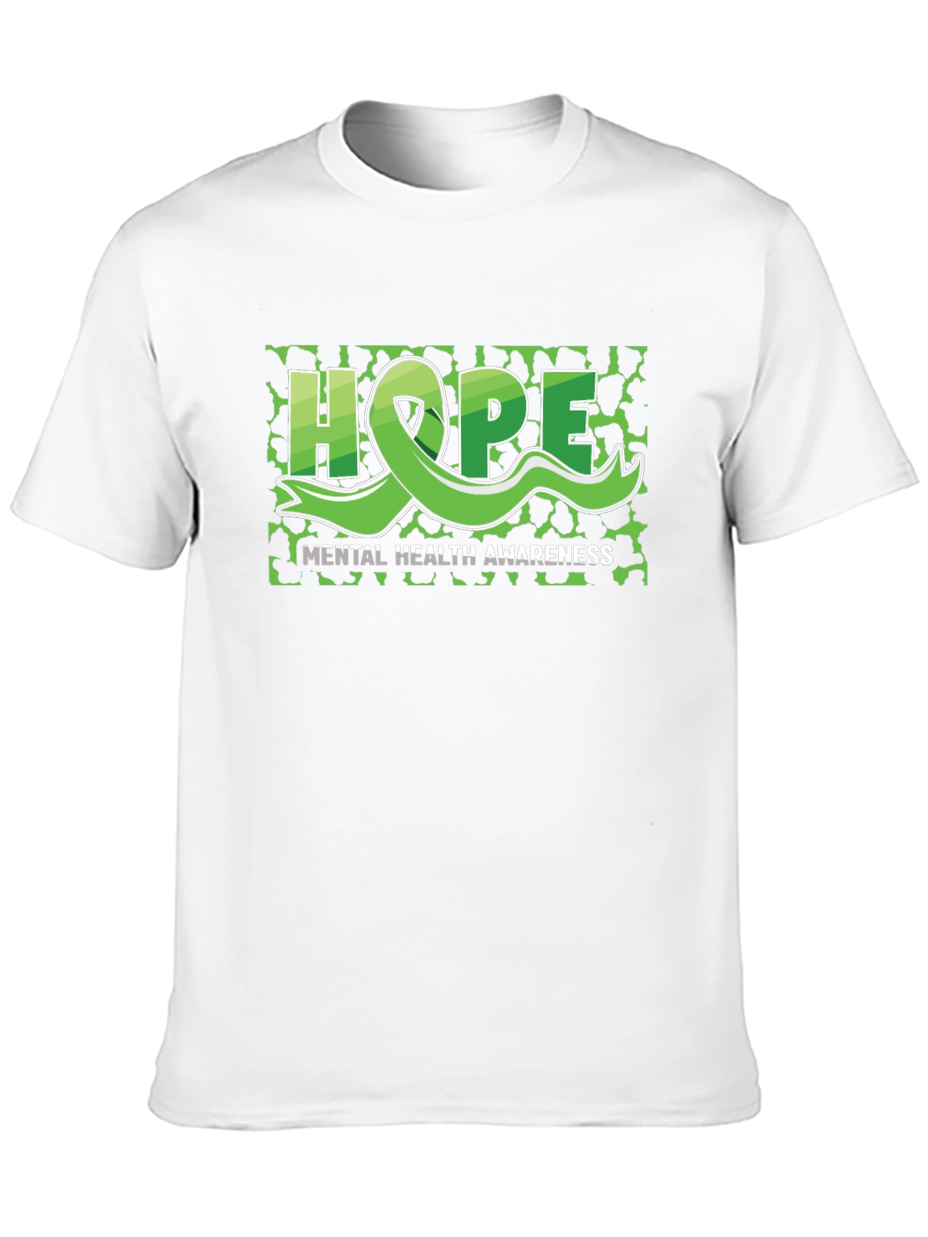 Mental Health Awareness Tee - Hope Ribbon