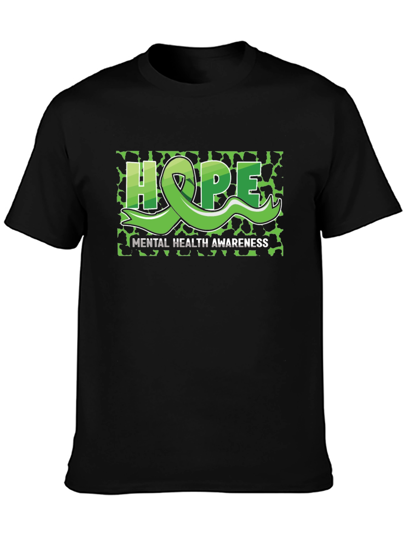 Mental Health Awareness Tee - Hope Ribbon