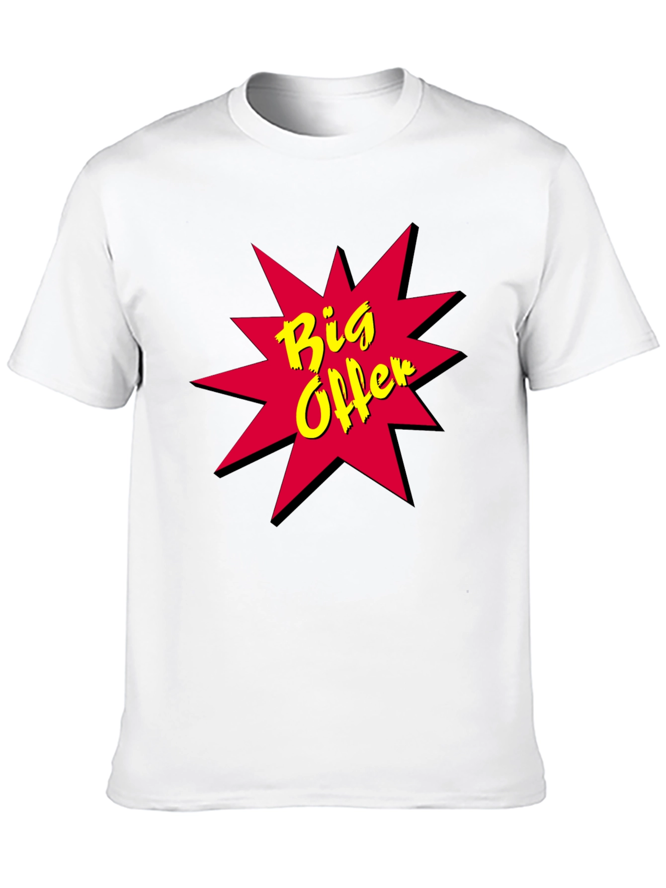 Big Offer Black T-Shirt - Bold Design