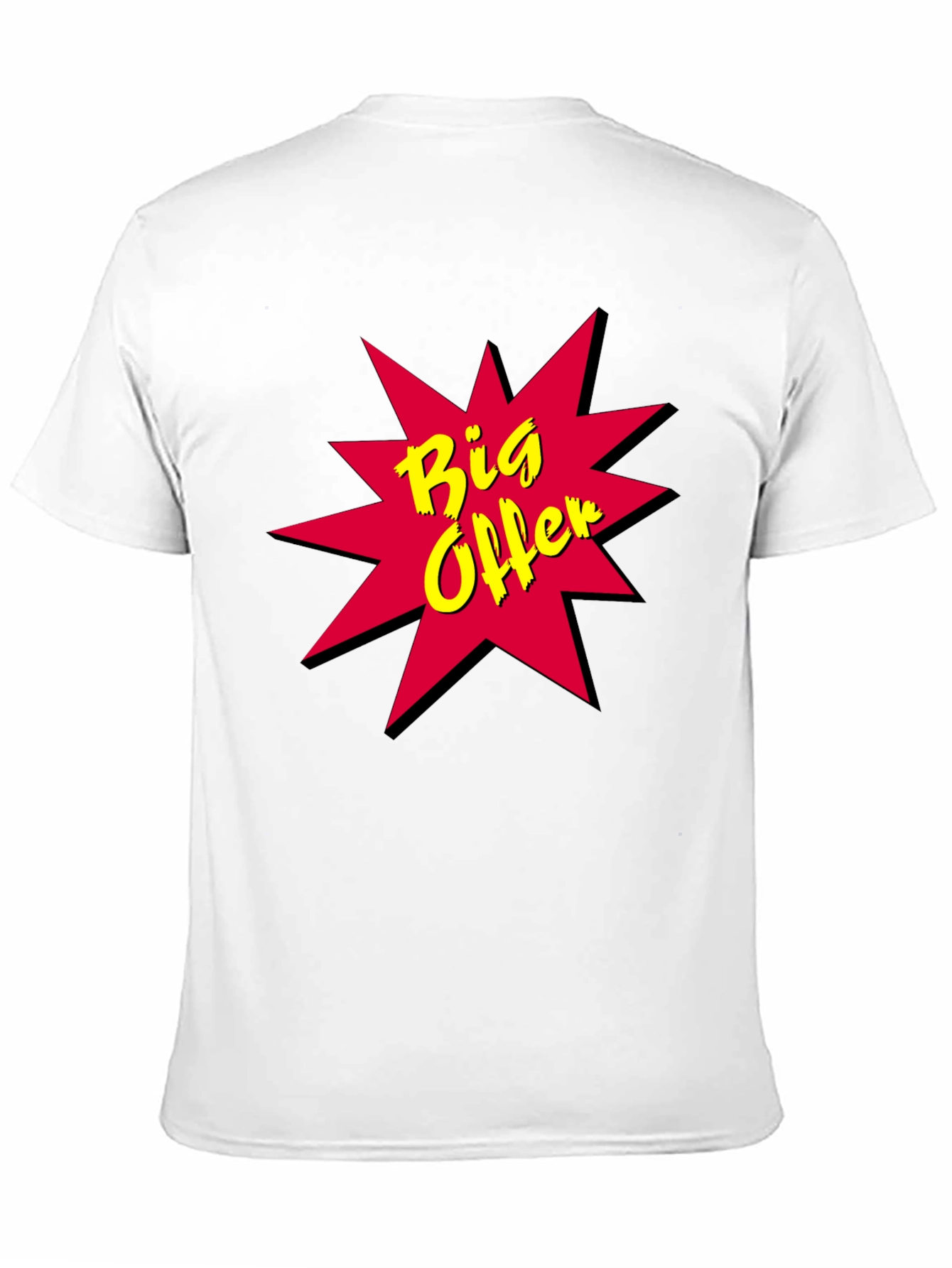 Big Offer Black T-Shirt - Bold Design