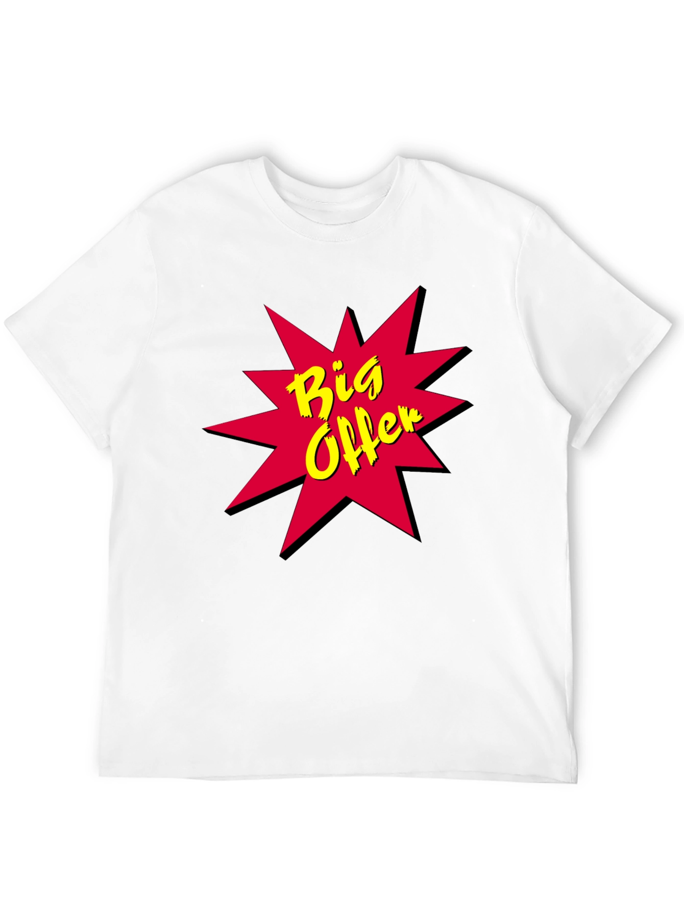 Big Offer Black T-Shirt - Bold Design