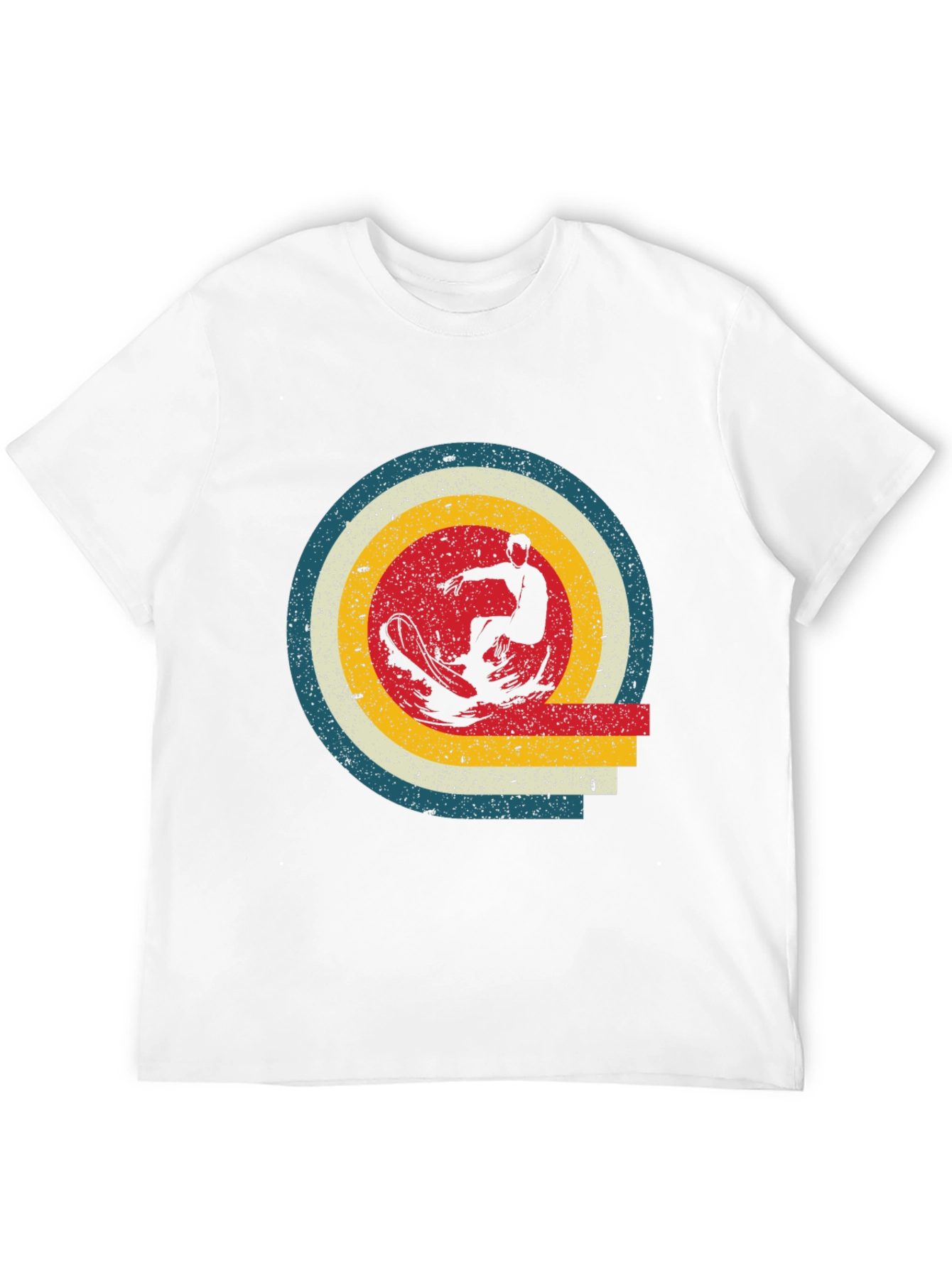 Retro Surfer Graphic T-Shirt - Stylish Mens Tee