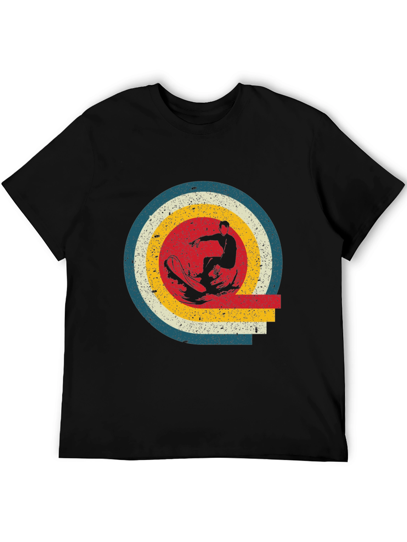 Retro Surfer Graphic T-Shirt - Stylish Mens Tee