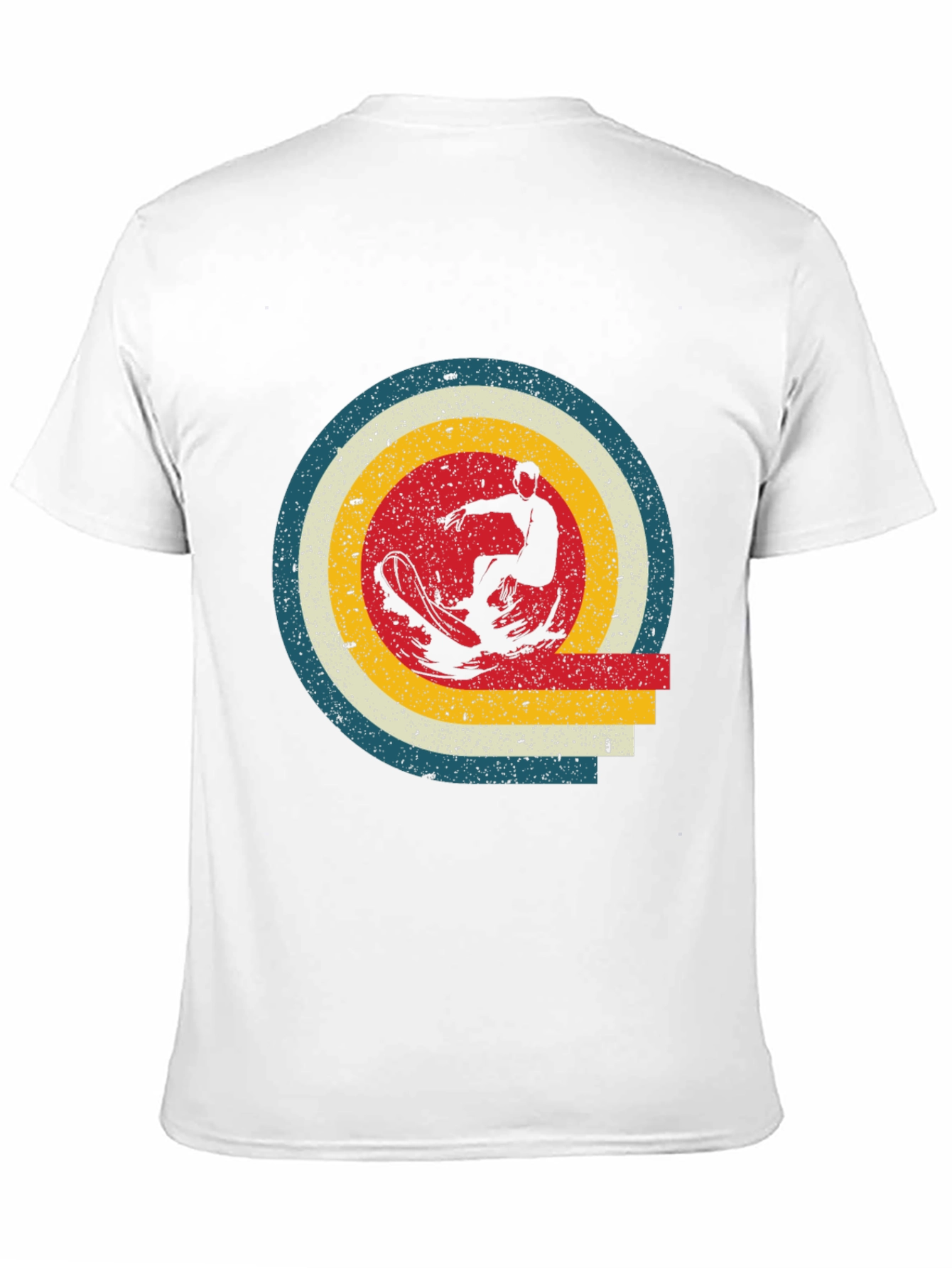 Retro Surfer Graphic T-Shirt - Stylish Mens Tee