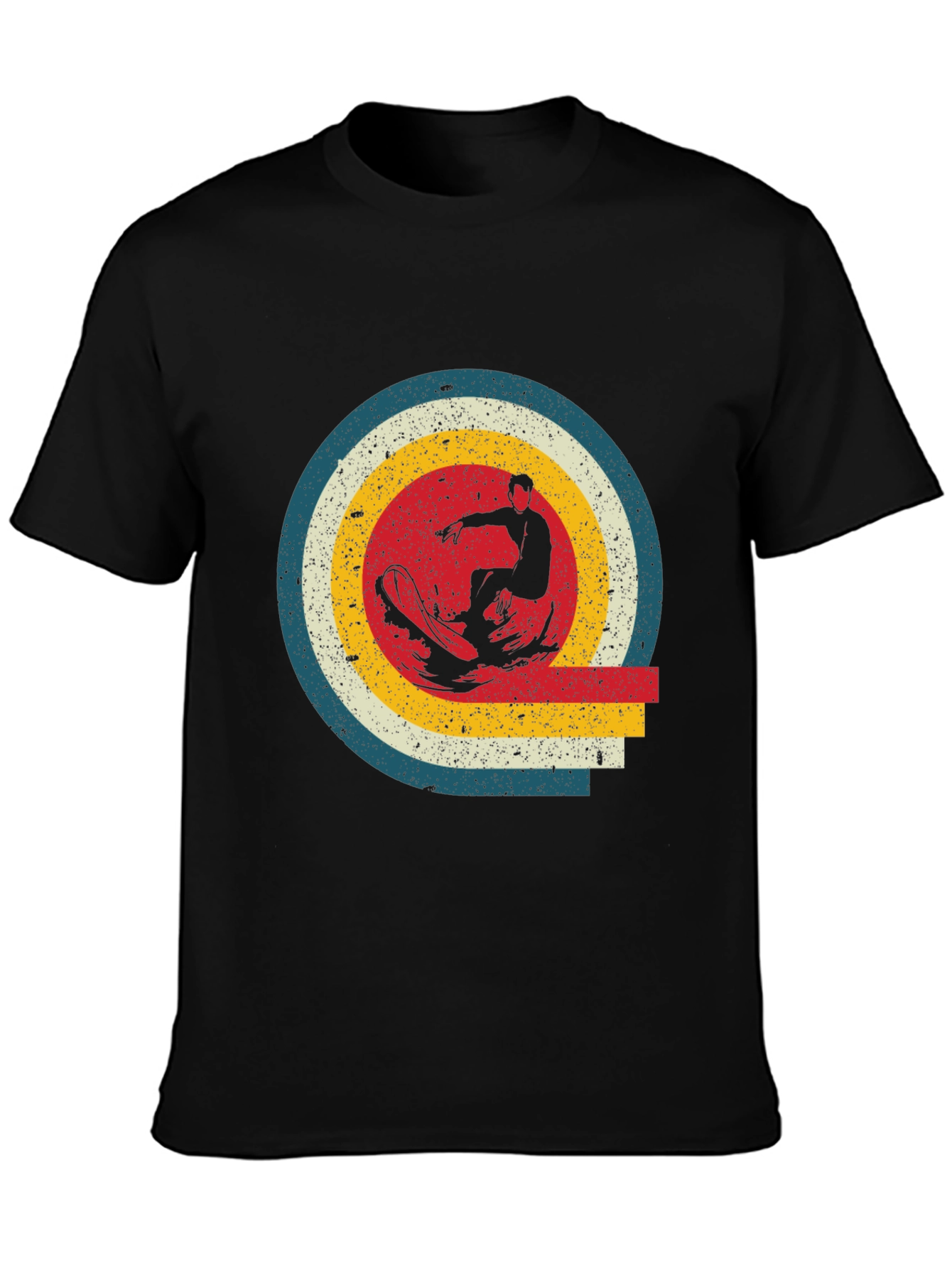 Retro Surfer Graphic T-Shirt - Stylish Mens Tee