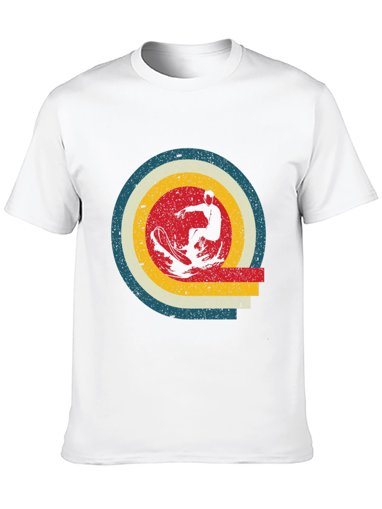 Retro Surfer Graphic T-Shirt - Stylish Mens Tee