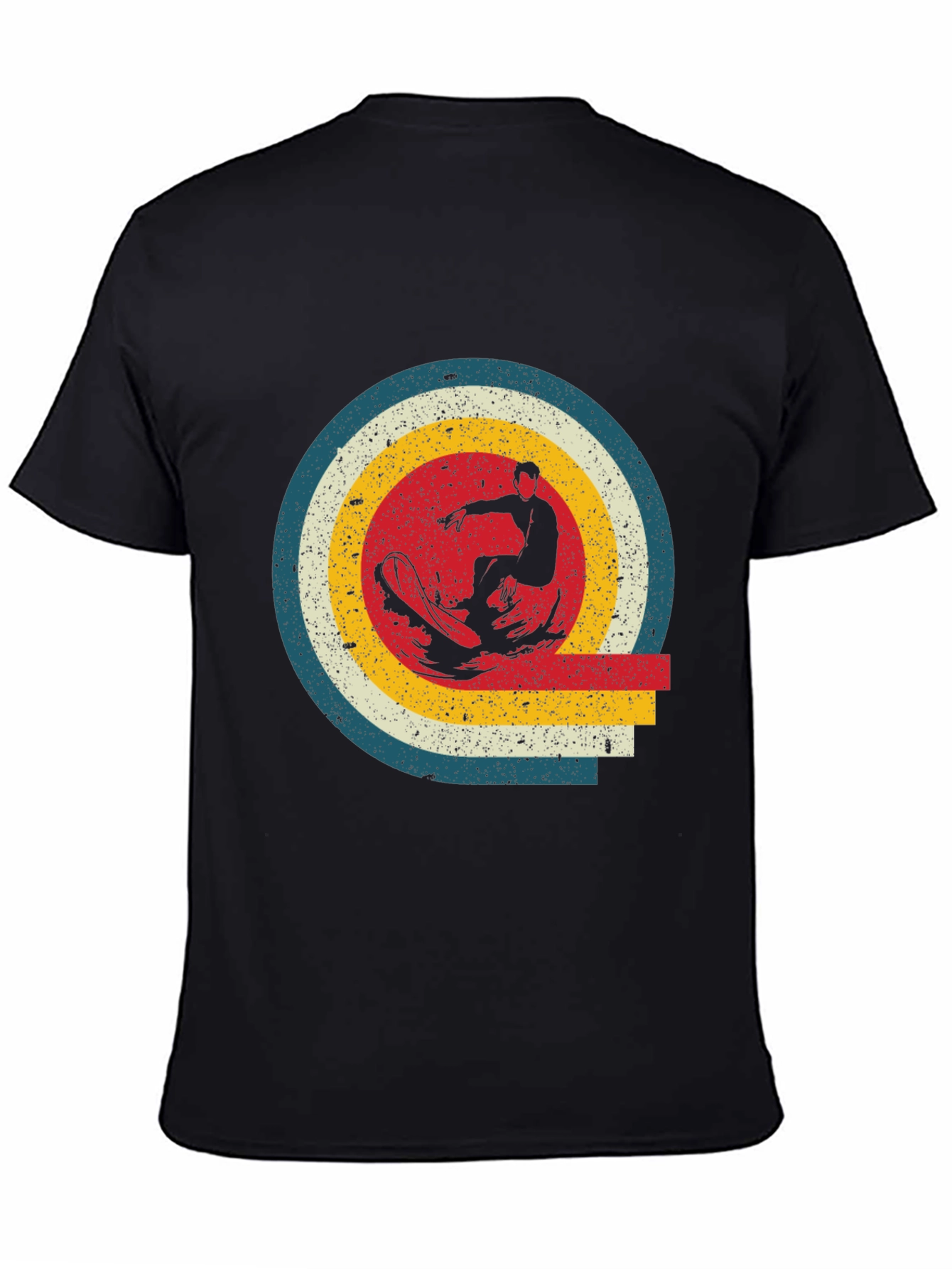 Retro Surfer Graphic T-Shirt - Stylish Mens Tee
