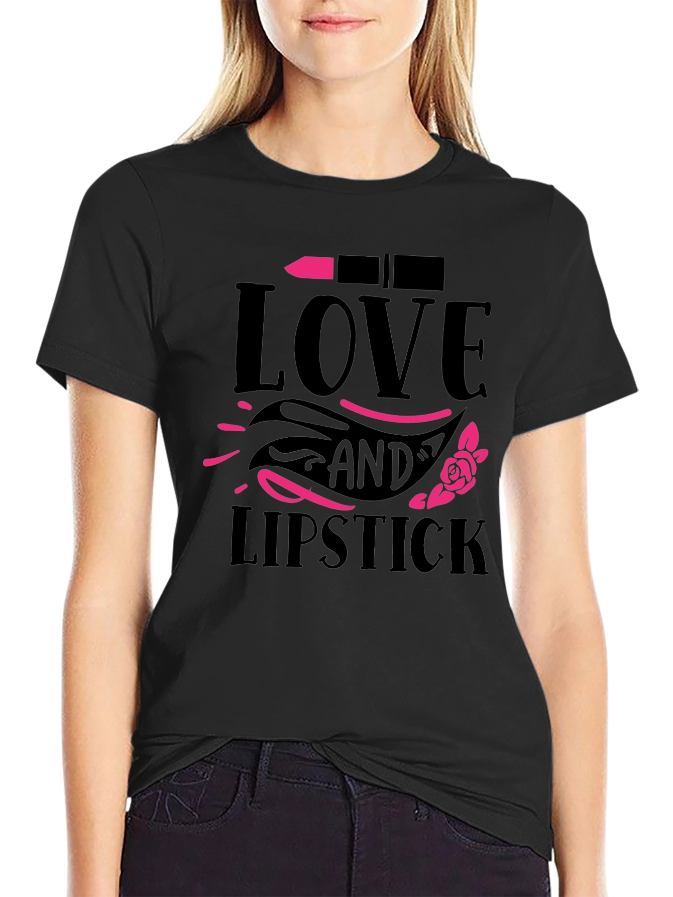 Love and Lipstick Graphic Tee