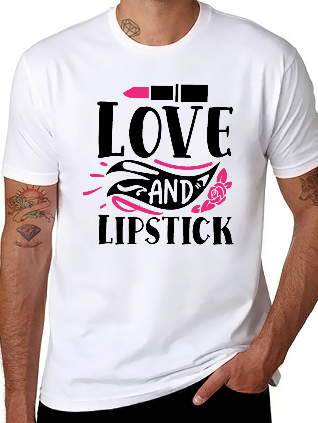Love and Lipstick Graphic Tee