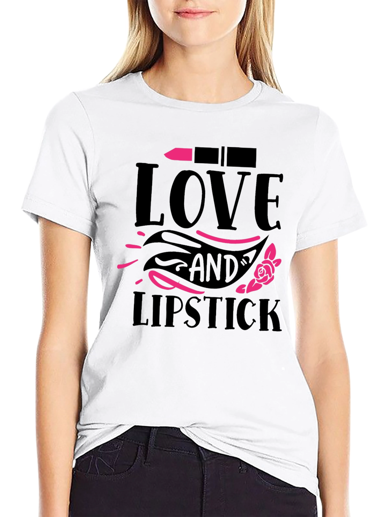 Love and Lipstick Graphic Tee