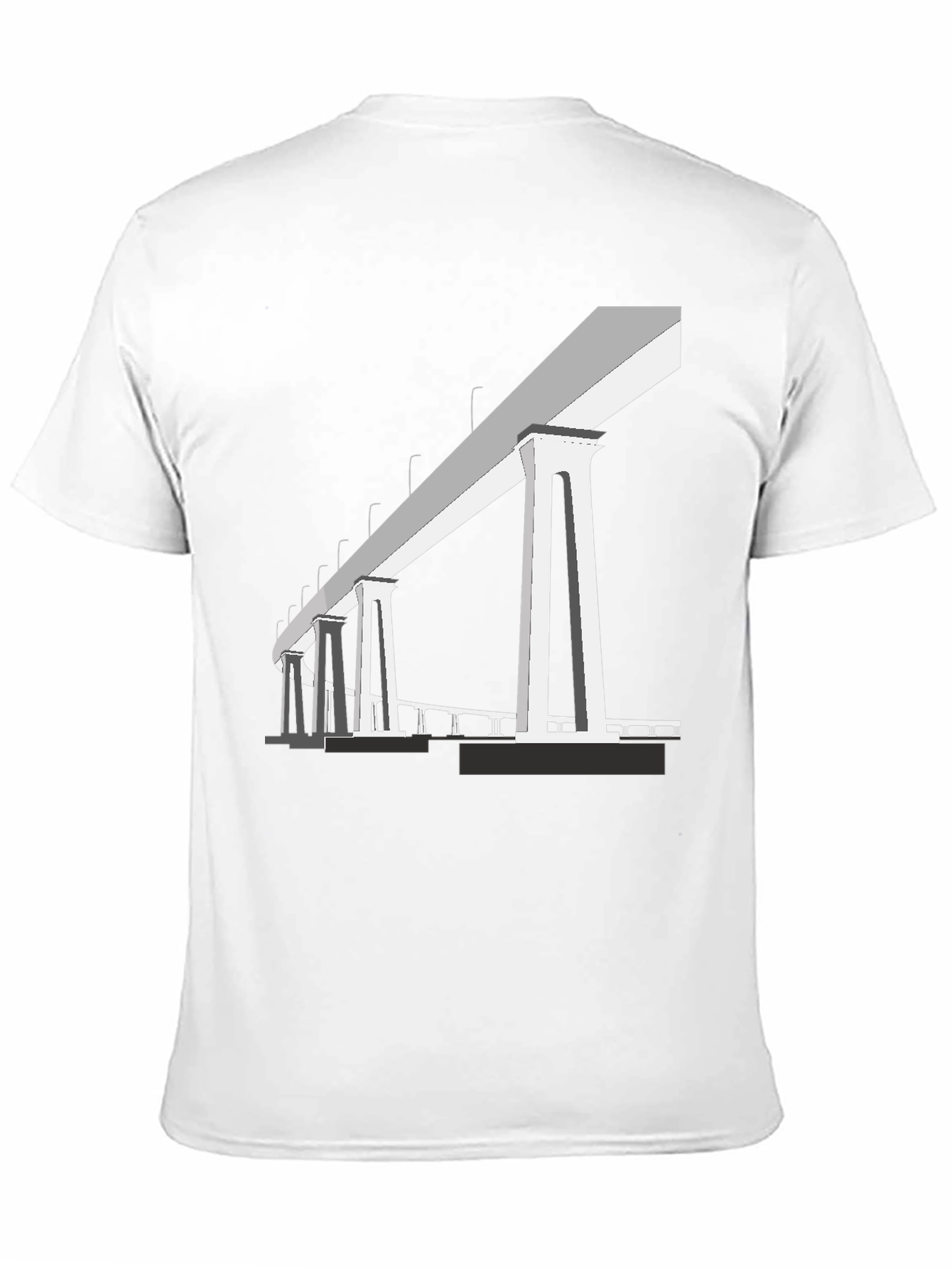 Bridge Graphic T-Shirt - Black Cotton Tee