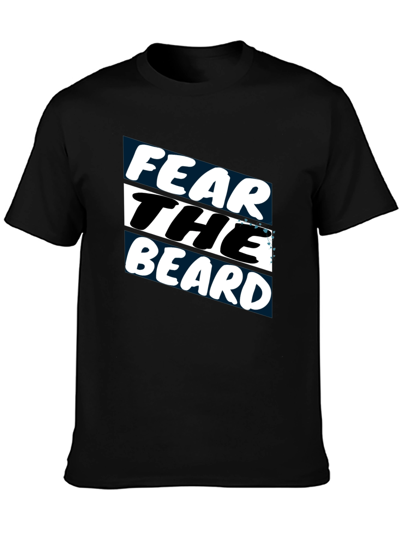 Fear the Beard Graphic T-Shirt - Black