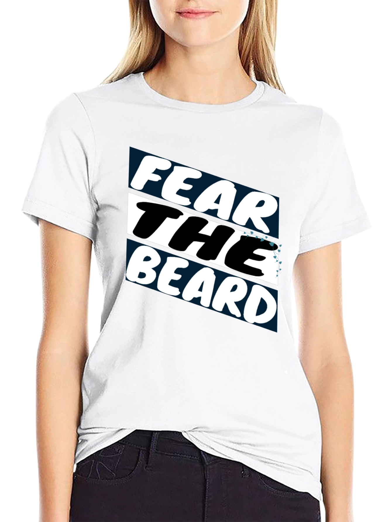 Fear the Beard Graphic T-Shirt - Black